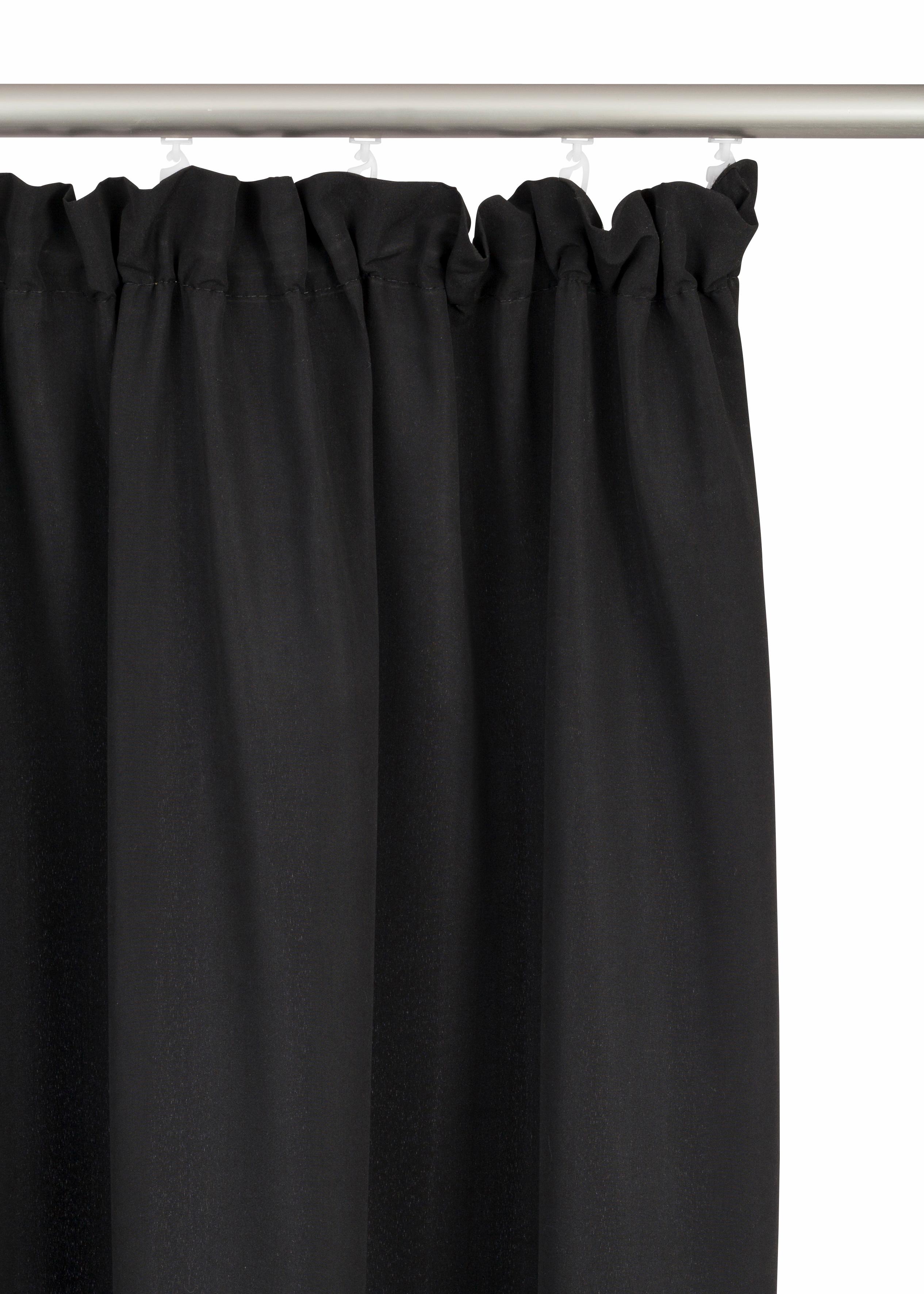 Thumbnail - Bruno Banani Vorhang "Lagan" Kräuselband 2 Stk. tlg. 2-er Set, gewebt, Microfaser, versch. Größen, einfarbig, Bestseller