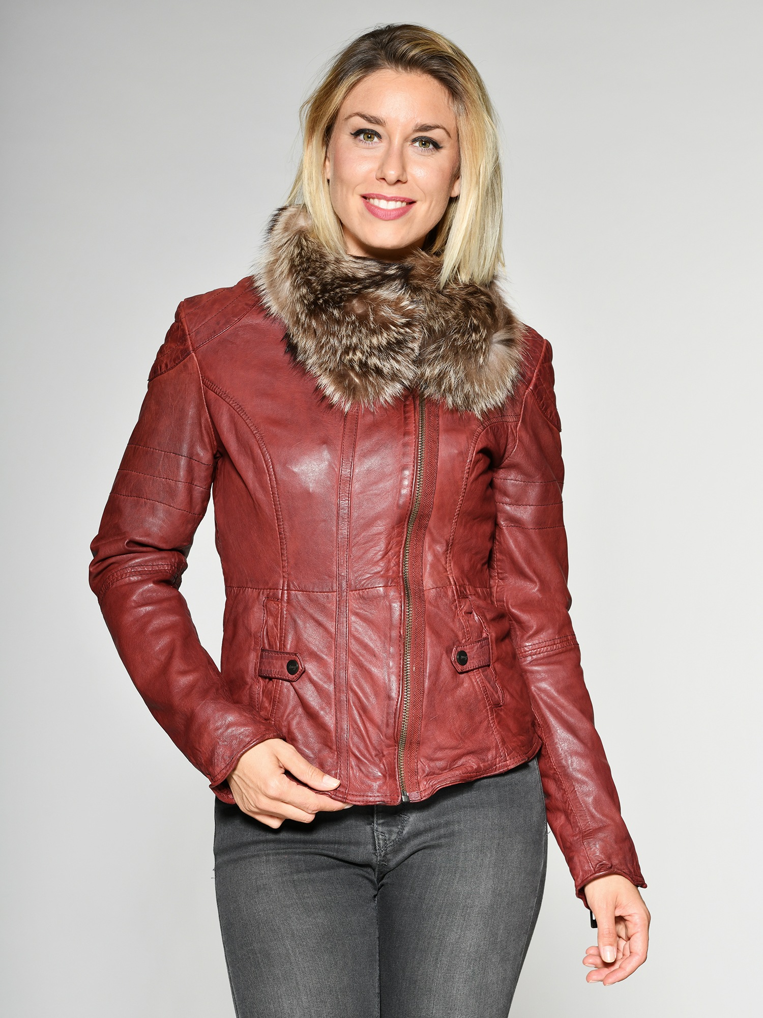 Maze Lederjacke "Stafford"