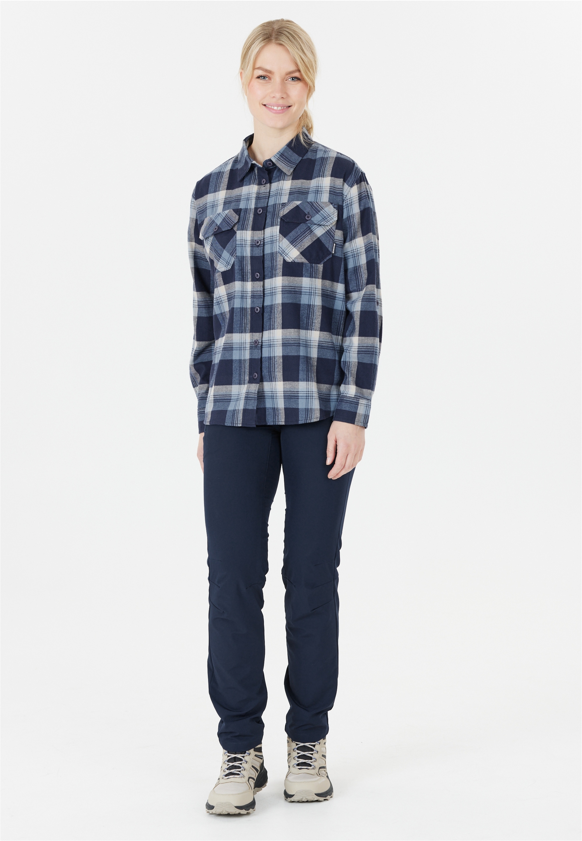 WHISTLER Fleeceshirt »Christer«, aus weichem Baumwollmaterial