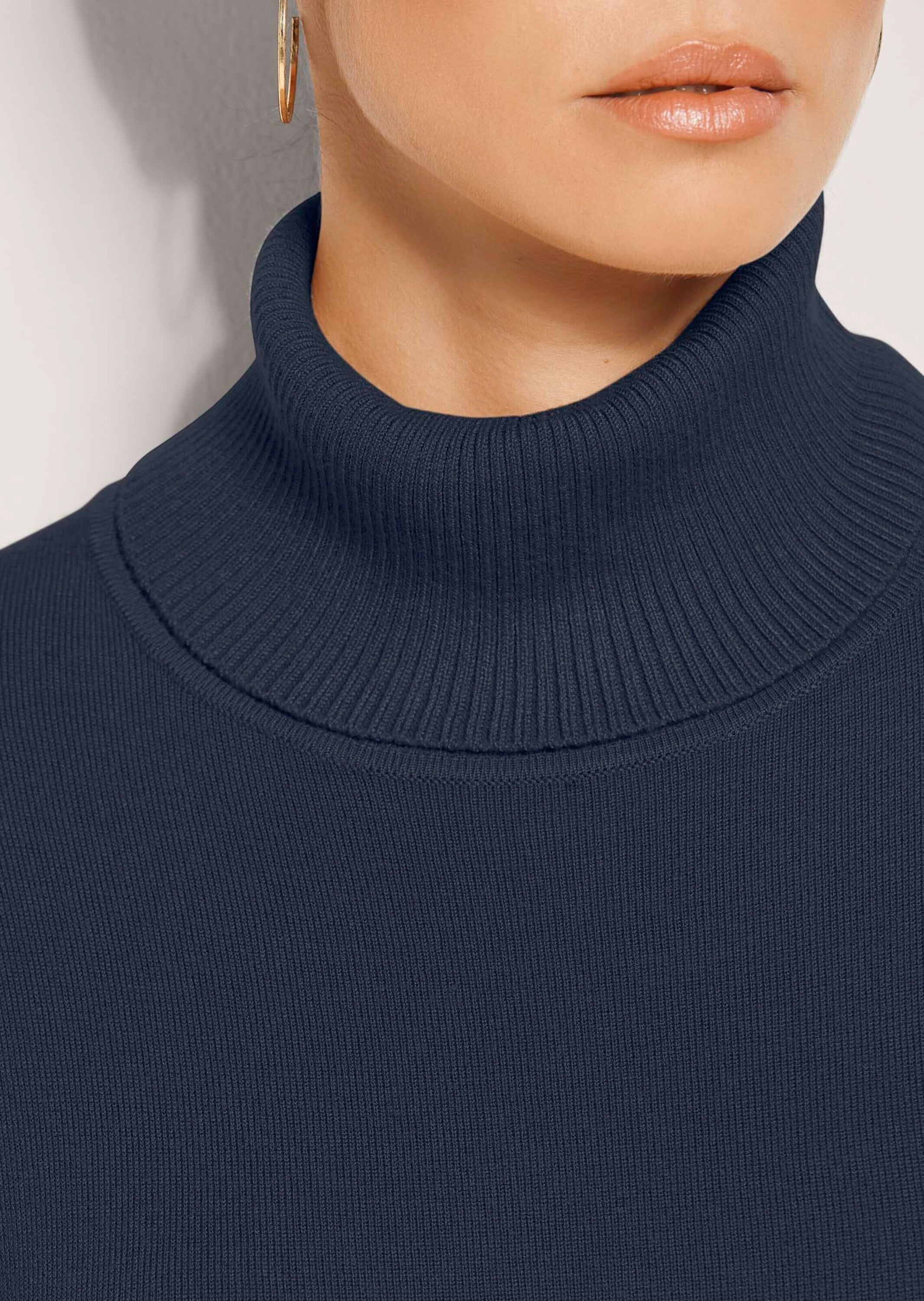 MADELEINE »Strickpullover Schmaler Feinstrickpullover« Feinstrick