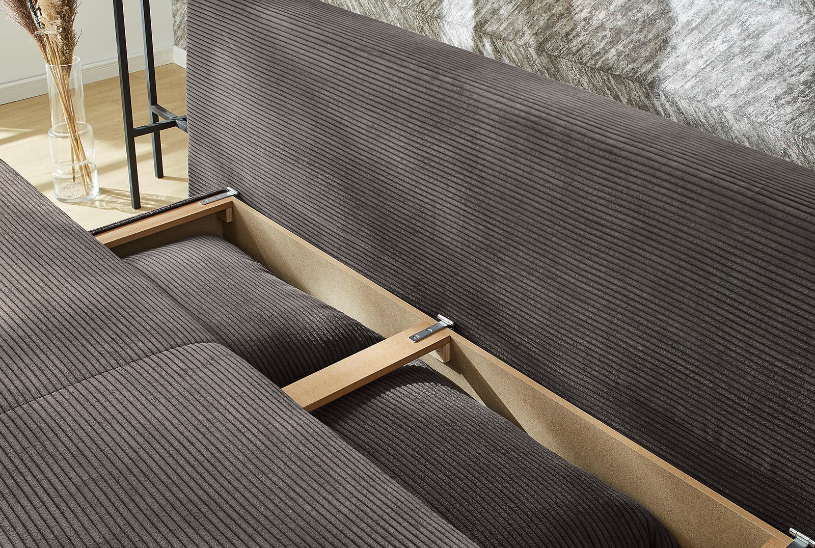 Thumbnail - Jockenhöfer Gruppe Schlafsofa "Per, B: 202 cm, Liegefl. 141x200 cm" mit Bettfunktion & Bettkasten