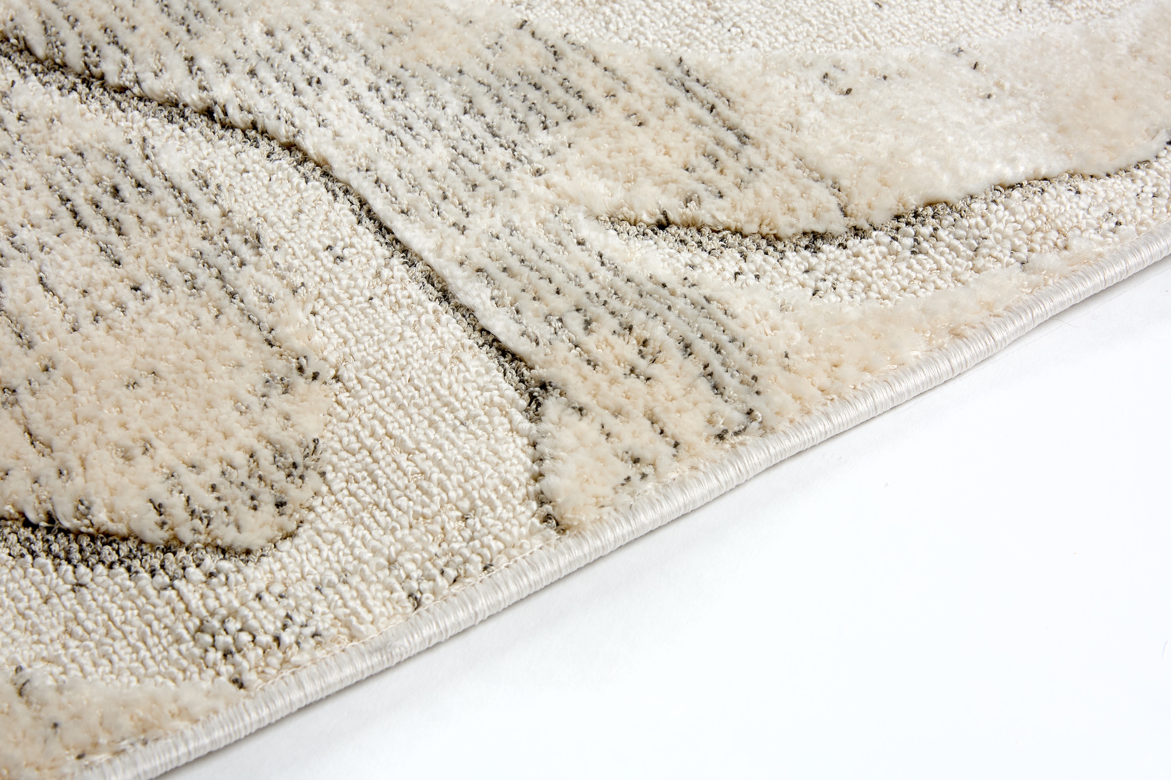 ASTRA Teppich »Lou 251«, rechteckig, 10 mm Höhe, Hoch Tief Struktur, Kurzflor, Wohnzimmer, Schlafzimmer