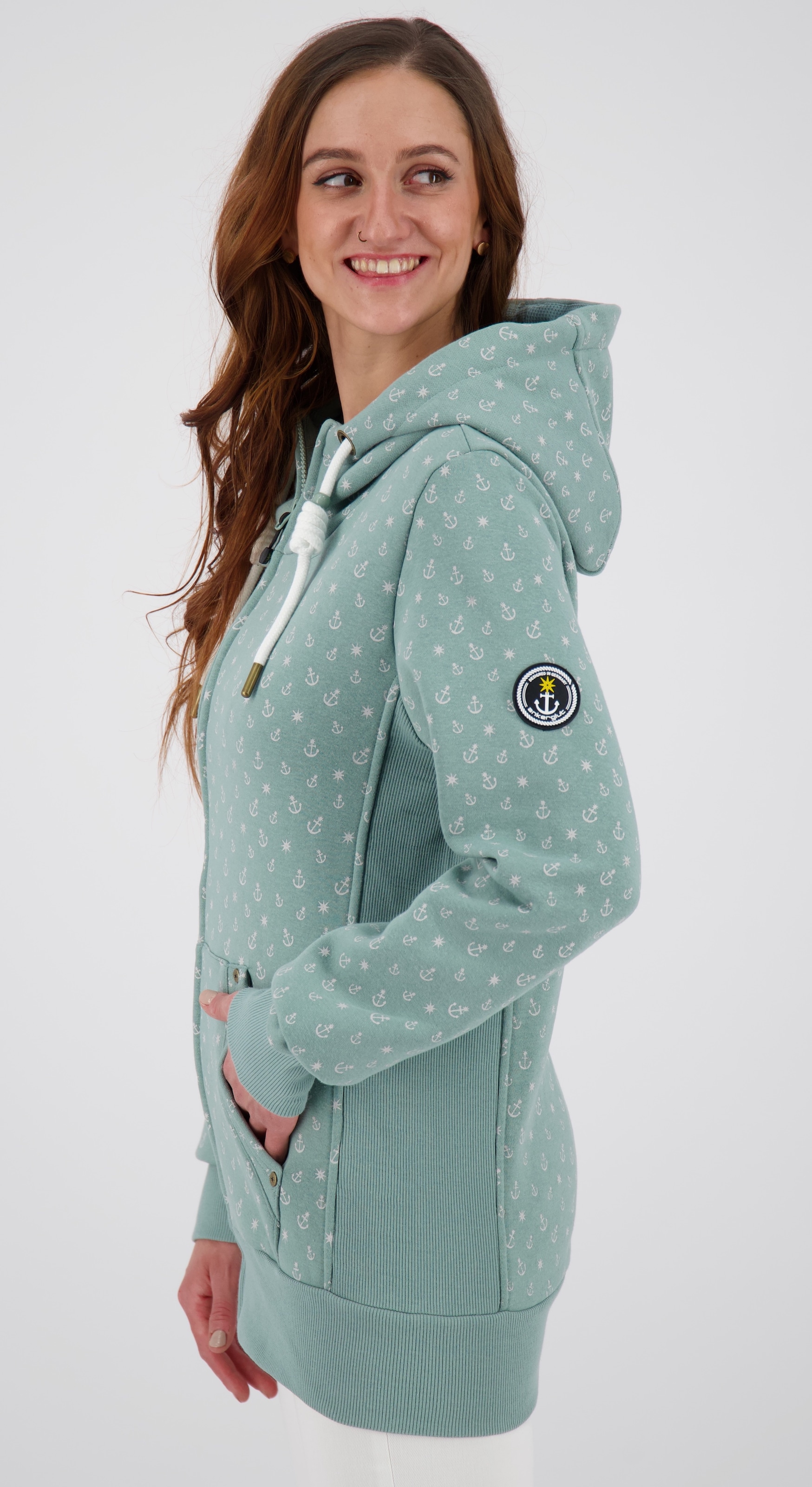 DEPROC Active Kapuzensweatshirt »ANCHORAGE Women«, in lässigem Oversized-Schnitt