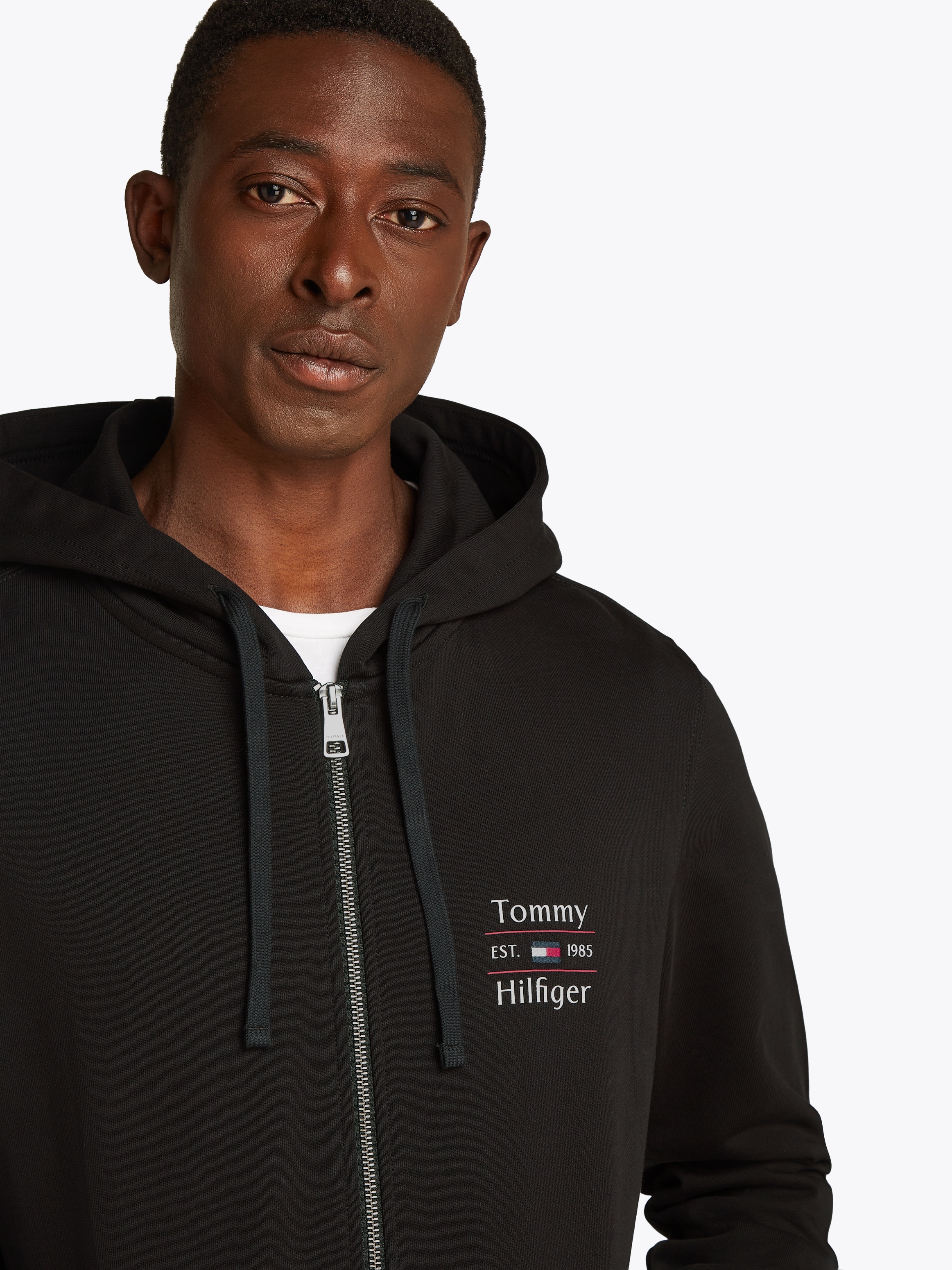 Tommy Hilfiger Kapuzensweatjacke »HILFIGER STACK HOODY ZT«