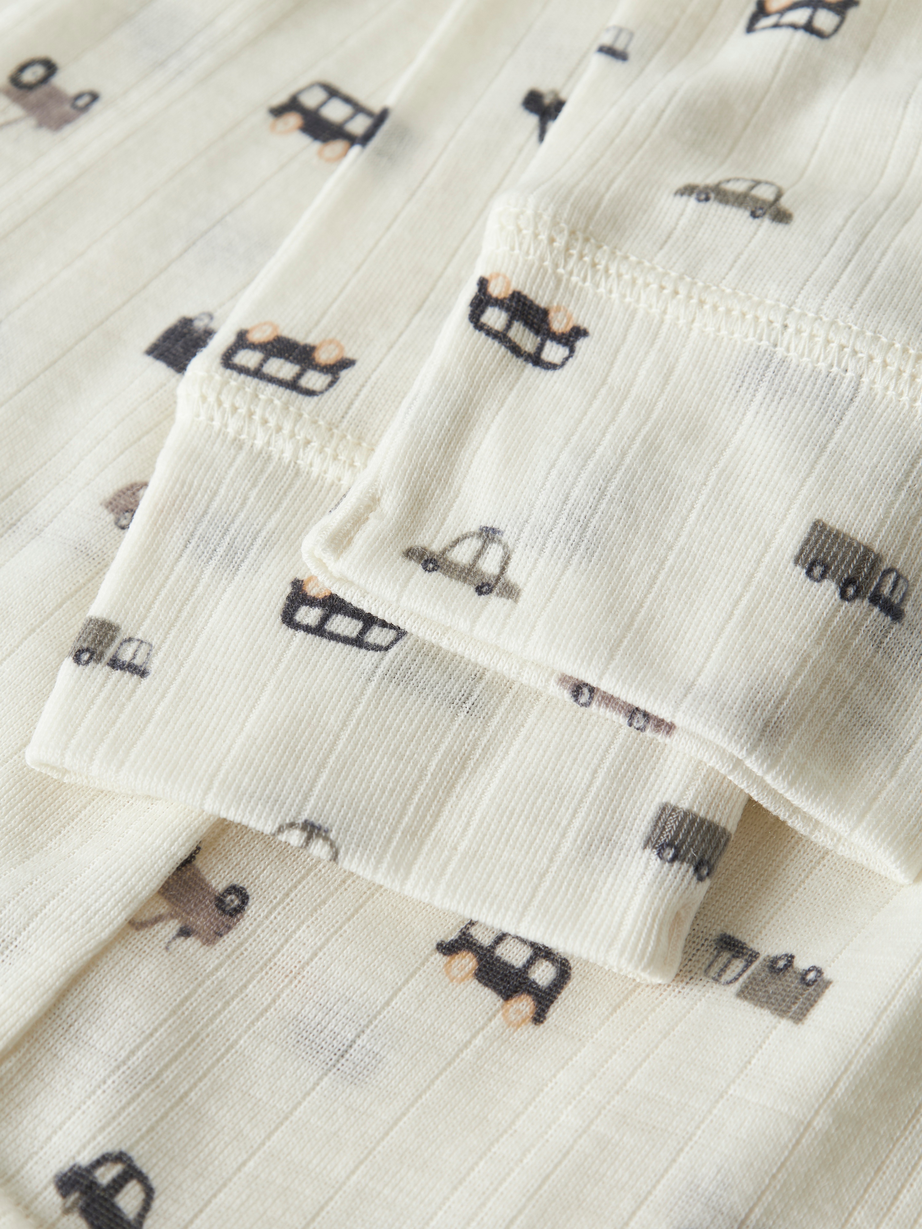 Thumbnail - Name It Leggings "NMMWANG WOOL NEEDLE LONGJOHN NOOS" aus reiner Merinowolle