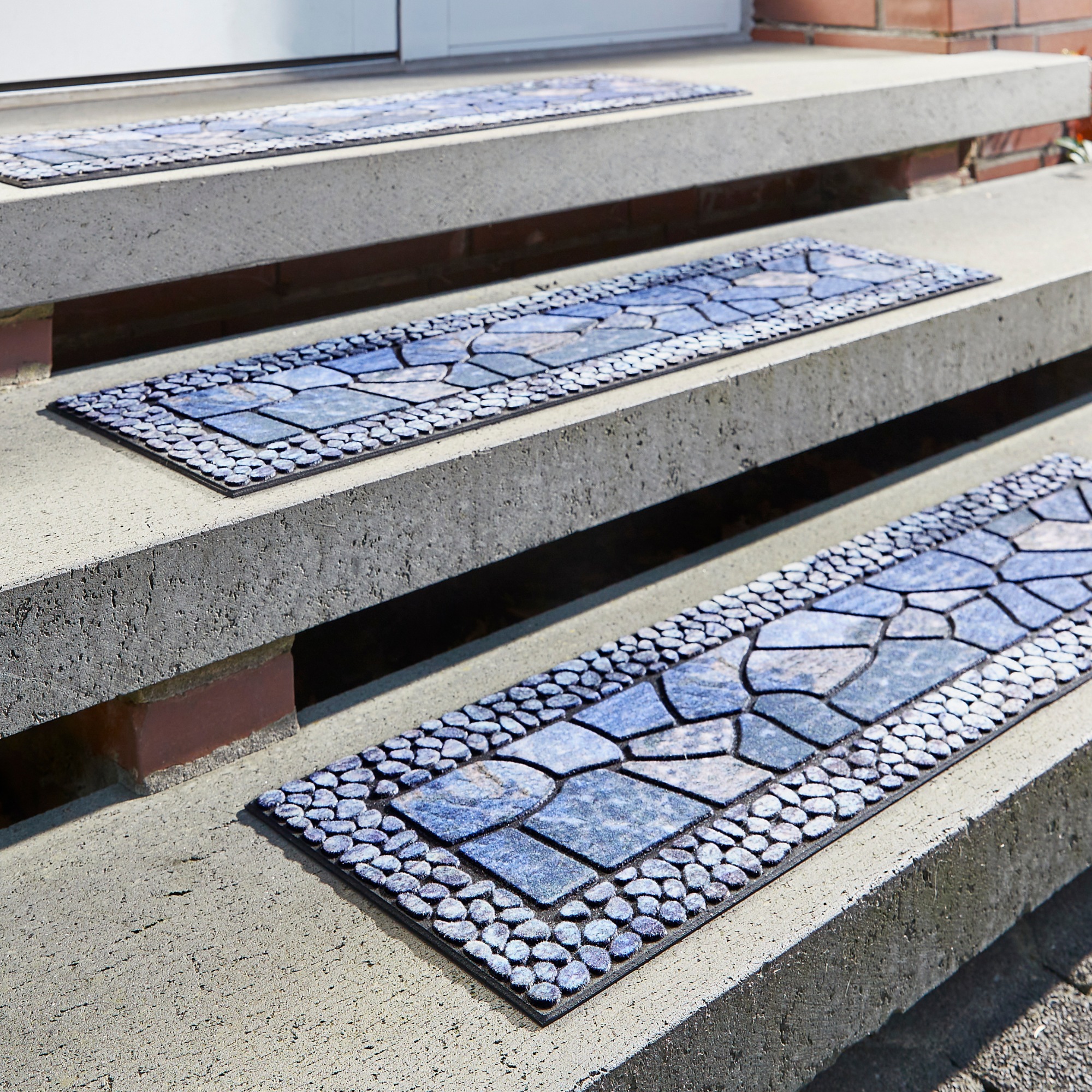 Andiamo Stufenmatte "Outdoor, 2er Set" rechteckig 6 mm Höhe Outdoor-Stufenm günstig online kaufen