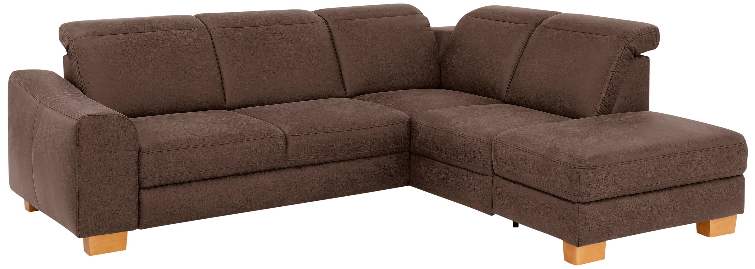 Thumbnail - Home affaire Ecksofa "Dundee L-Form" wahlweise mit Kopfteilverstellung und zusätzlich mit Bettfunktion