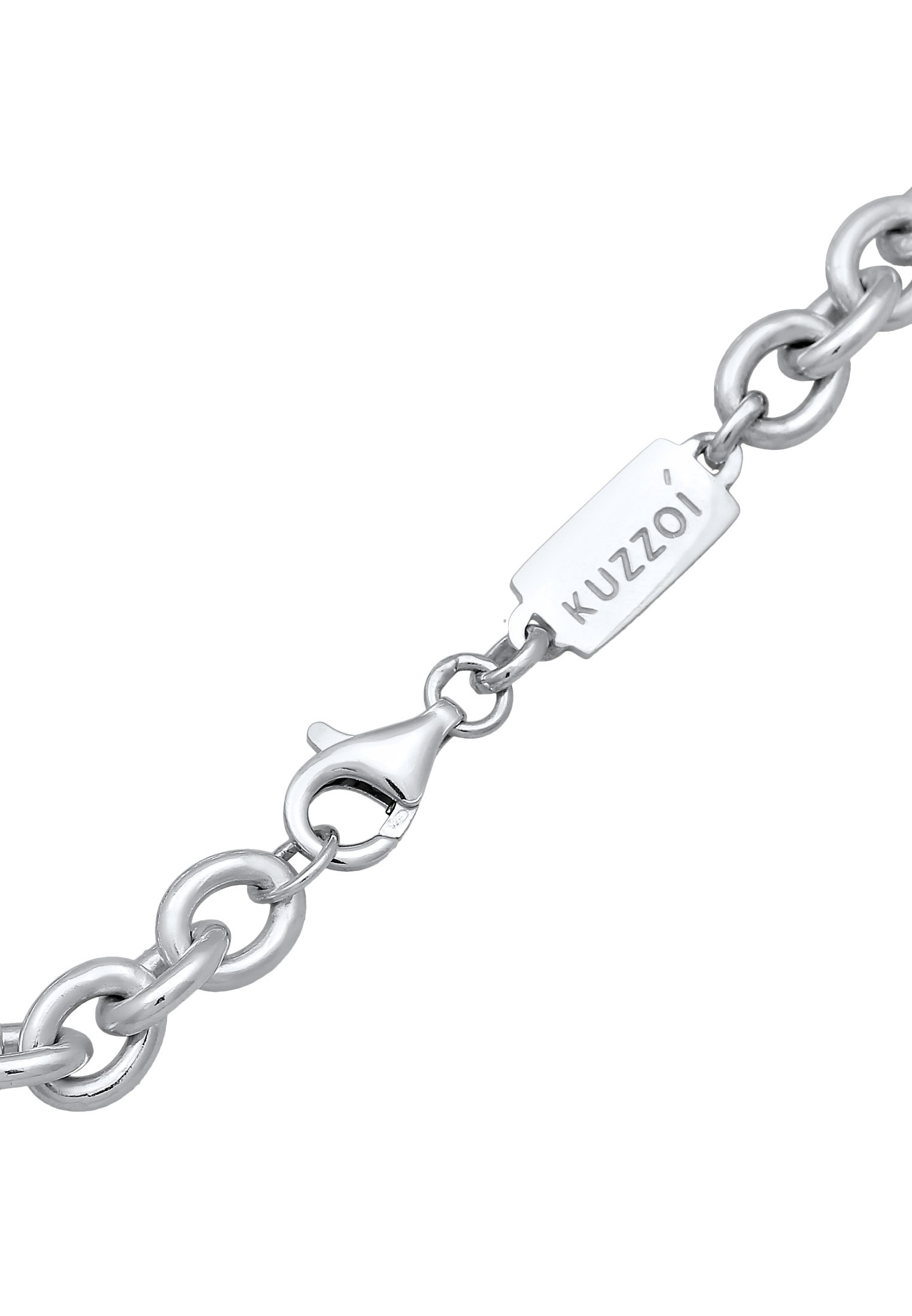 KUZZOI Rundanker Bracelet Silver 21cm 3