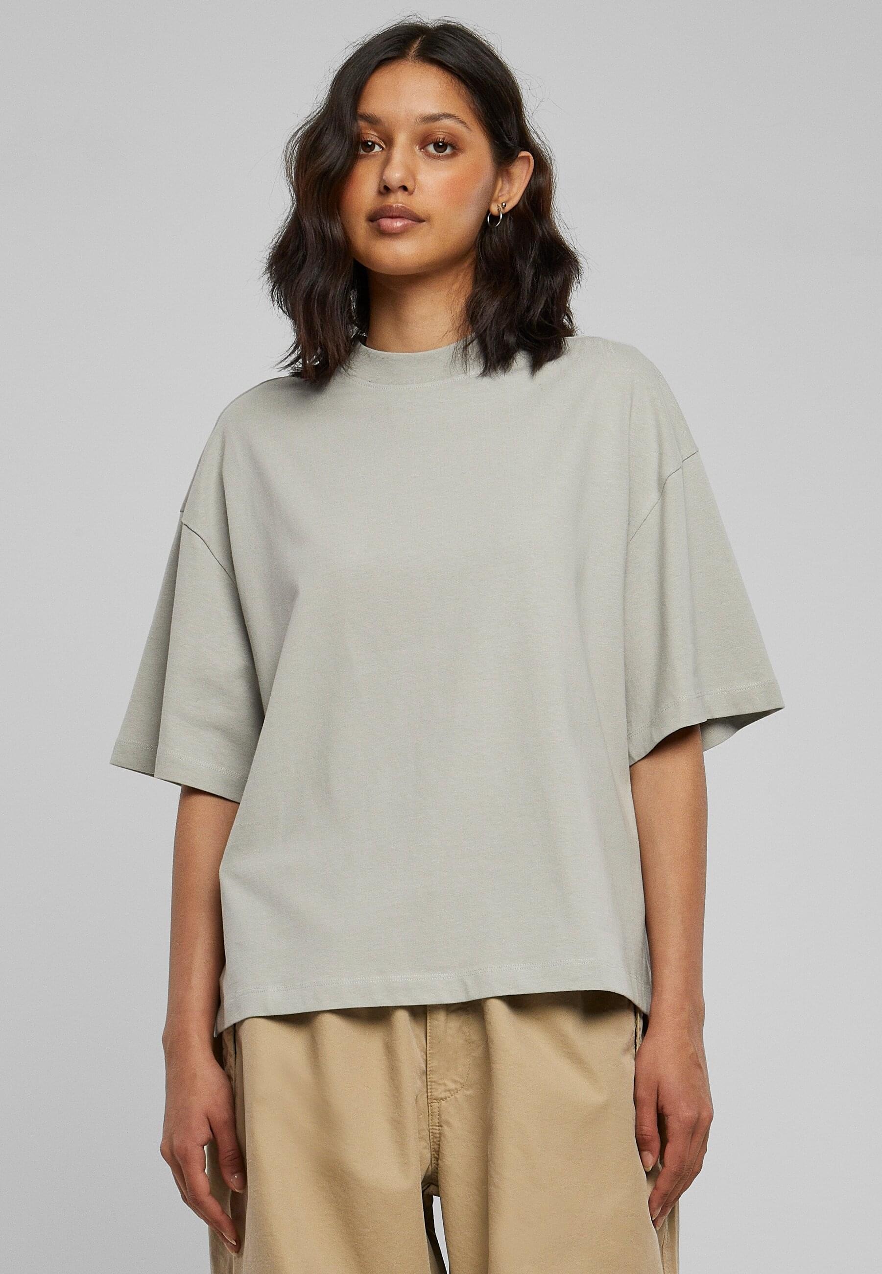 »Damen T-Shirt (1 Tee«, | Heavy Organic tlg.) URBAN online BAUR Slit bestellen CLASSICS Ladies