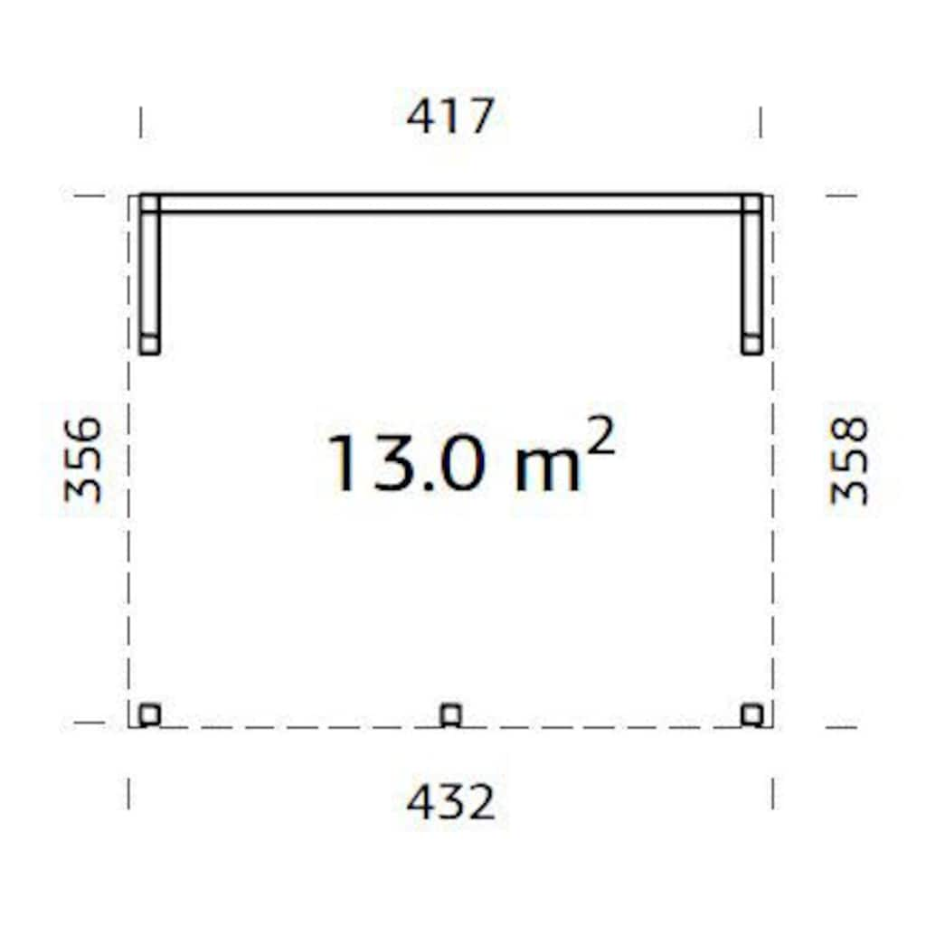 Palmako Holzpavillon »Nova«