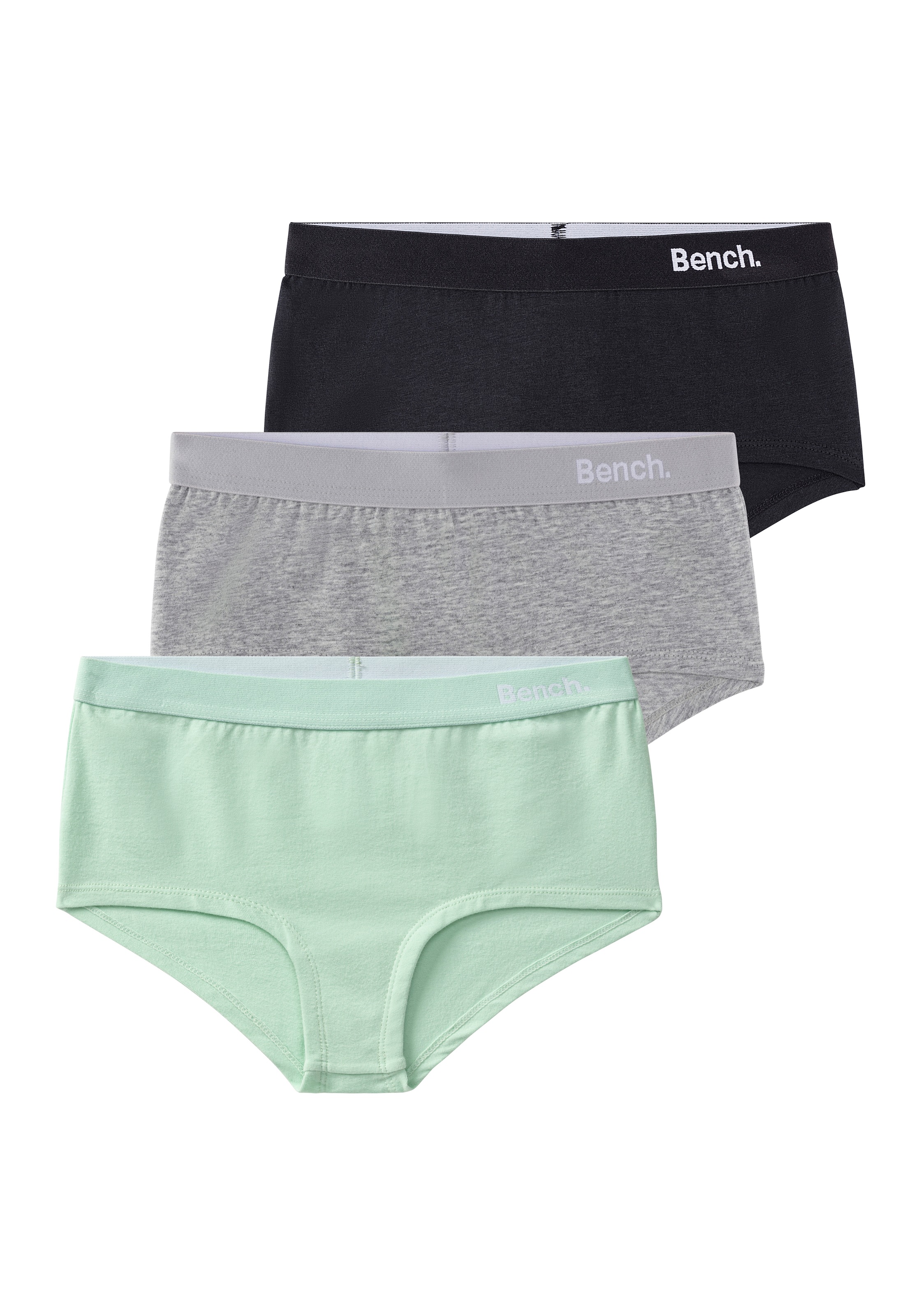 BENCH. Mädchen Panty, Gr. 170, schwarz, Jersey, Obermaterial: 92% Baumwolle, 8% Elasthan, unifarben, Unterhosen, mit weichen Taillenbündchen