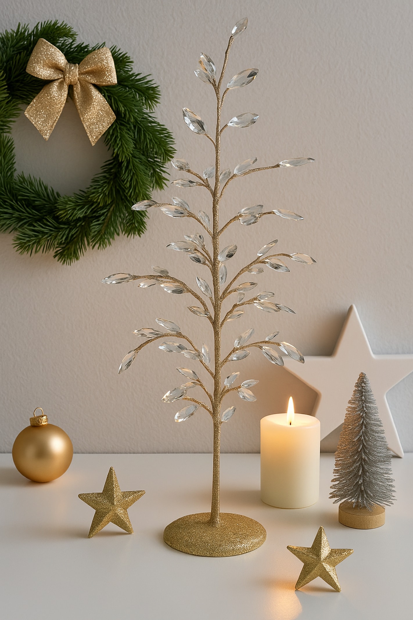 I.GE.A. Kunstbaum »Dekobaum mit Acryl-Steinchen«