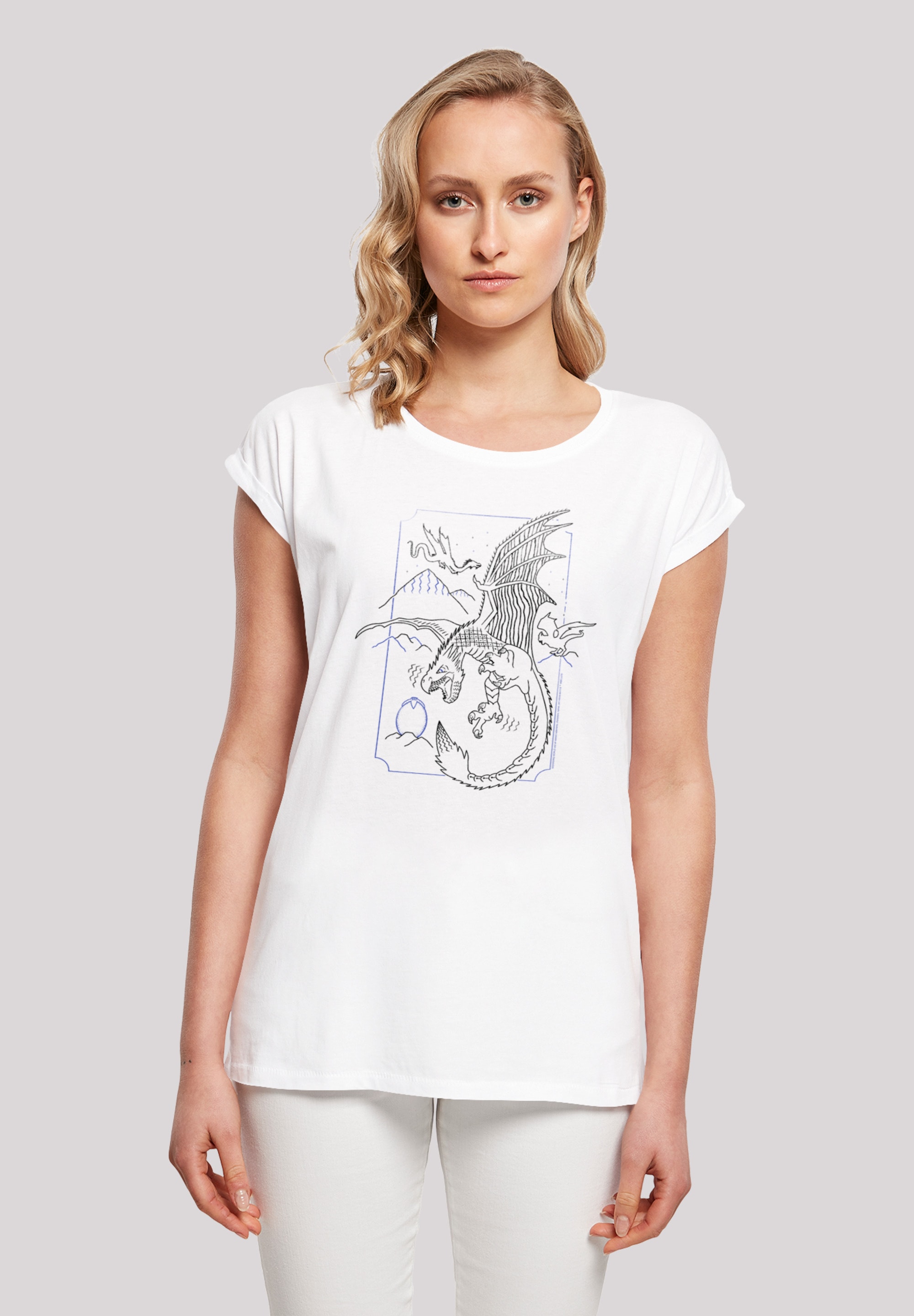 F4NT4STIC T-Shirt "Harry Potter Dragon Line Art", Print günstig online kaufen