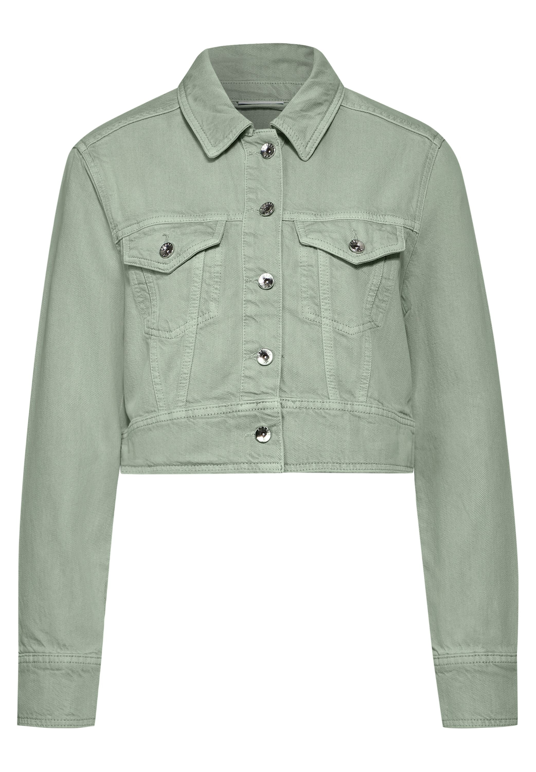 STREET ONE Jeansjacke, ohne Kapuze, mit Brusttaschen