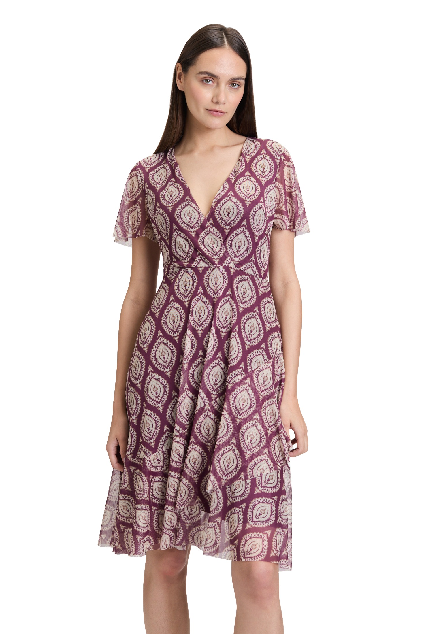 Cartoon Volantkleid "Damen mit Rüschen" Ohne Tasche günstig online kaufen