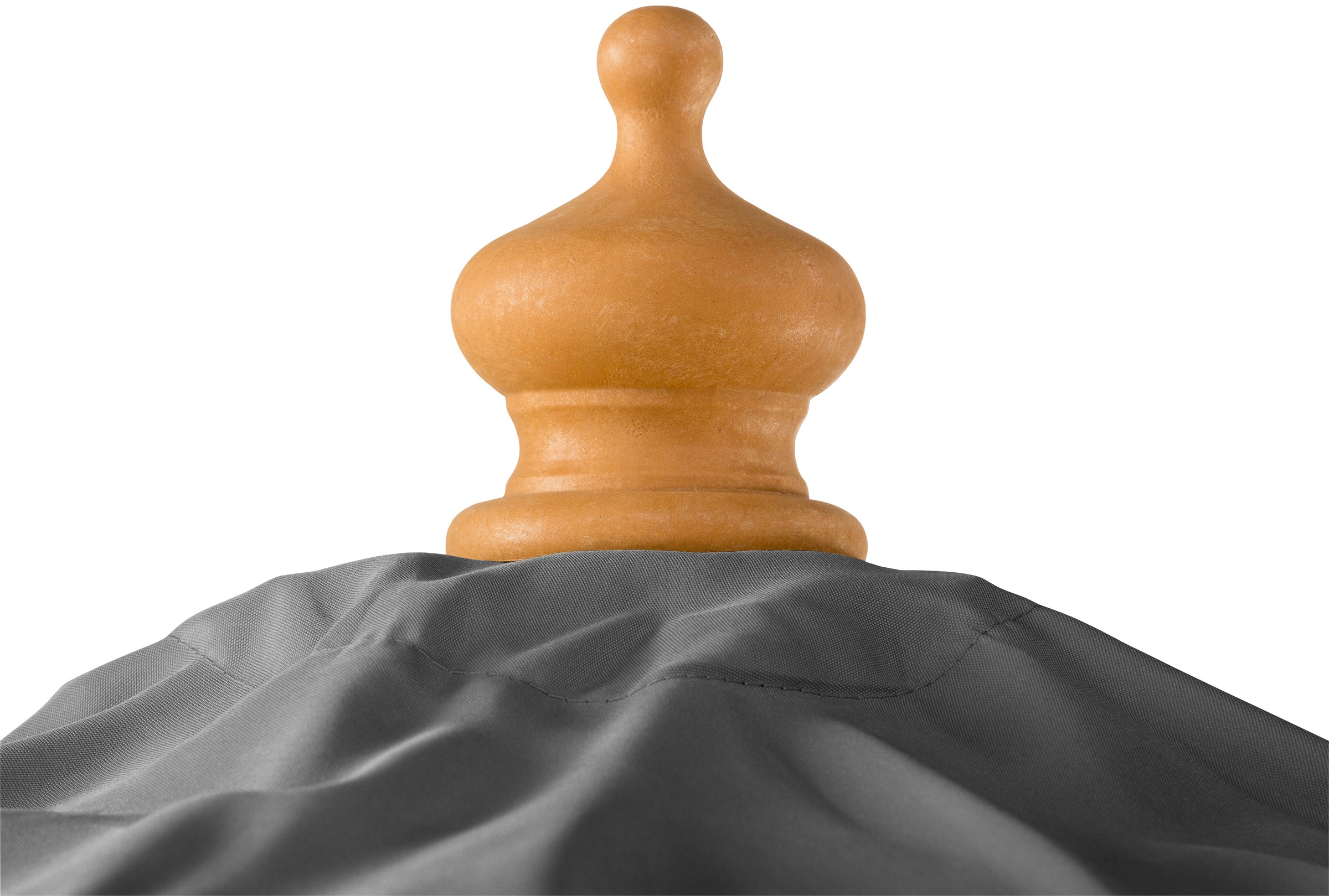 Sonnenschirm SCHNEIDER SCHIRME "Malaga, TOPSELLER", grau (anthrazit), Obermaterial: 100% Polyester, Standschirme, abknickbar, ohne Schirmständer 3