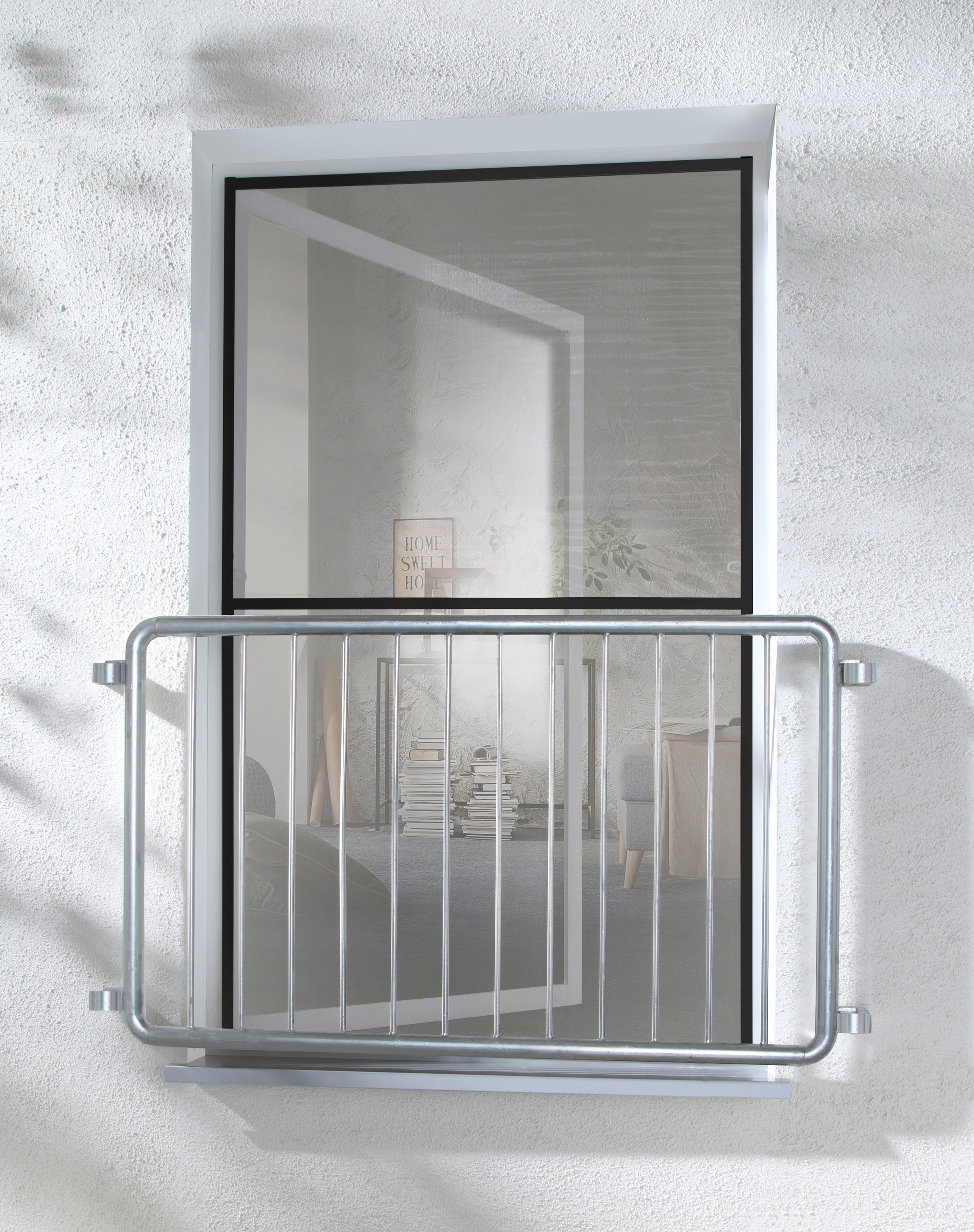 Insektenschutz-Fensterbausatz XL "MASTER SLIM" 130x220 cm in Anthrazit