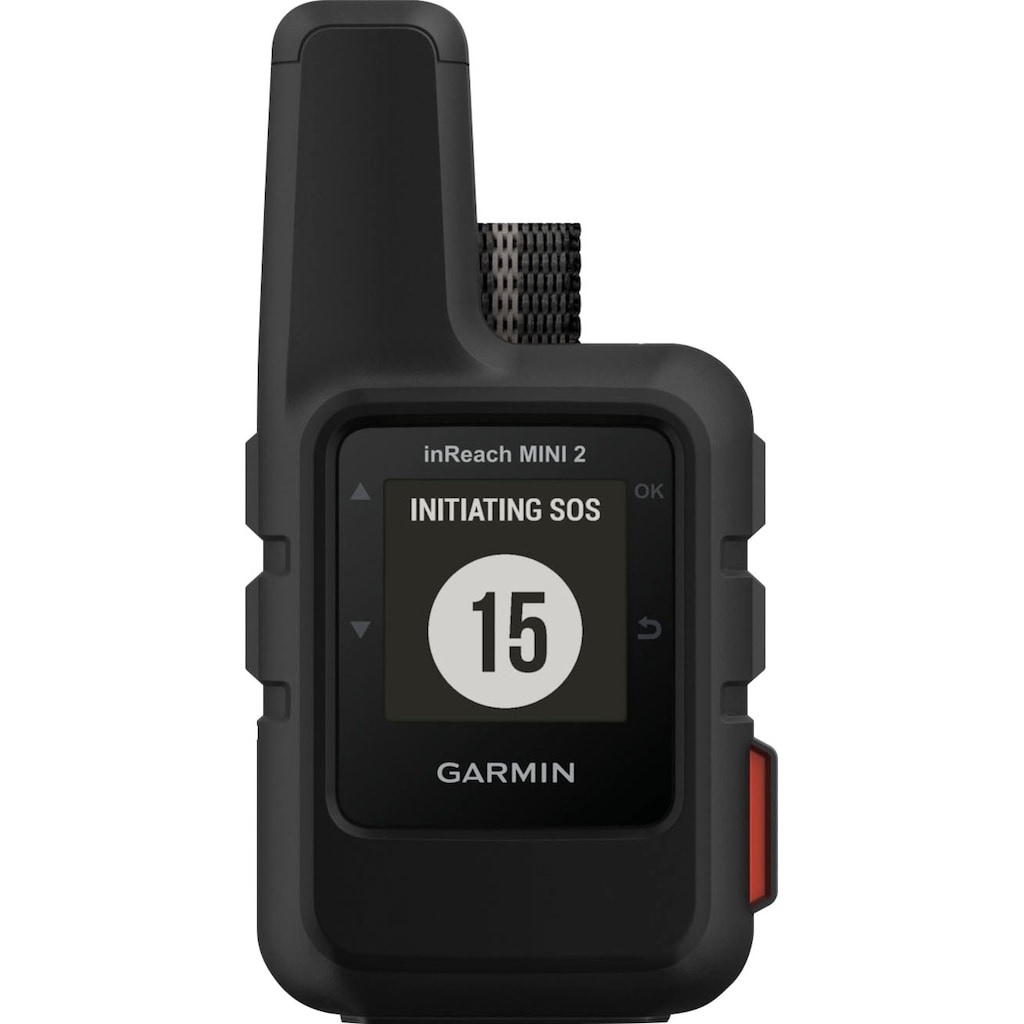 Garmin Outdoor-Navigationsgerät »Garmin inReach Mini 2 Black GPS EMEA«, TracBack-Routing-Funktion, Punkt-zu-Punkt-Navigation