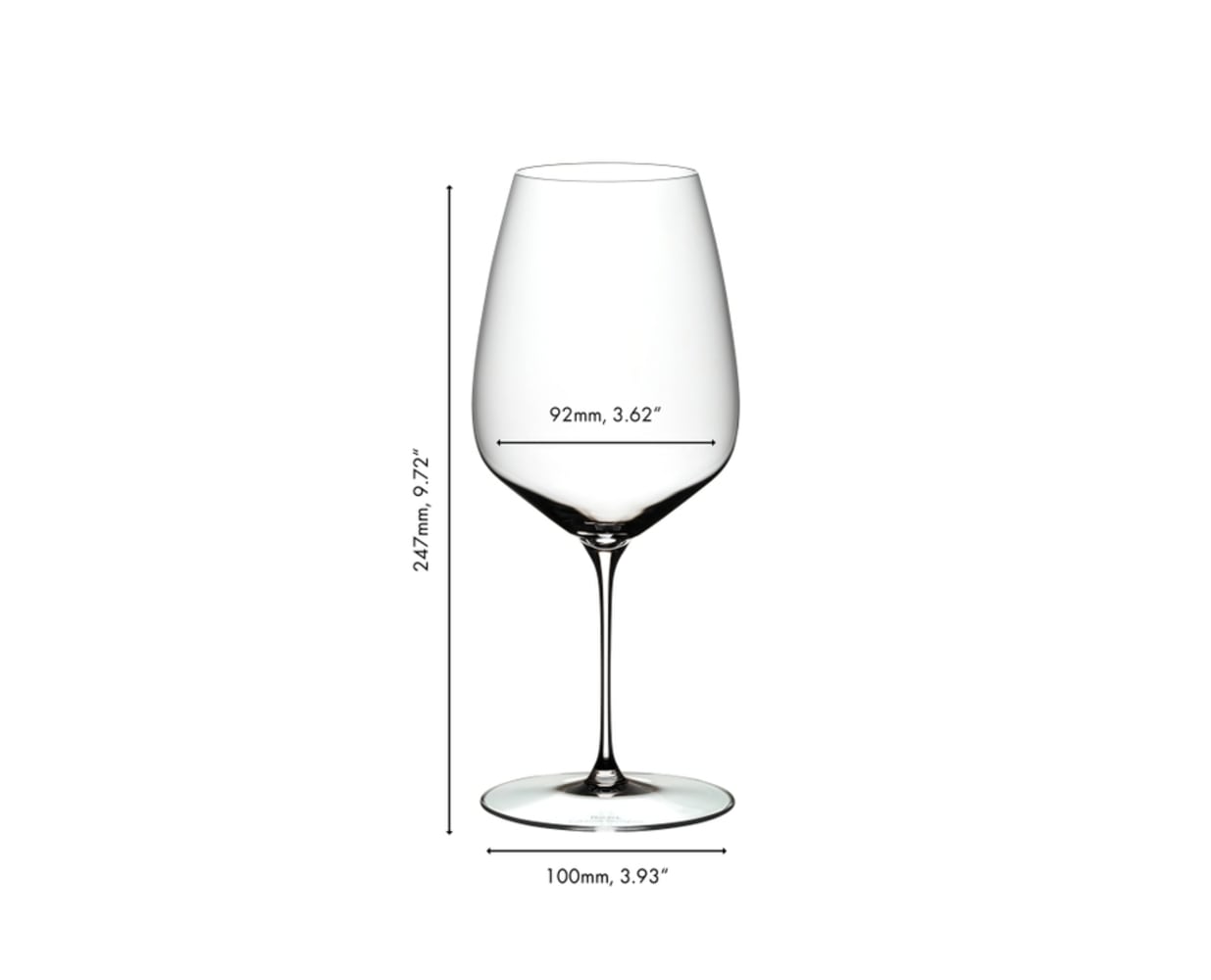 RIEDEL THE WINE GLASS COMPANY Rotweinglas »Cabernet / Merlot Weingläser Veloce 829 ml 6er Set transparent«