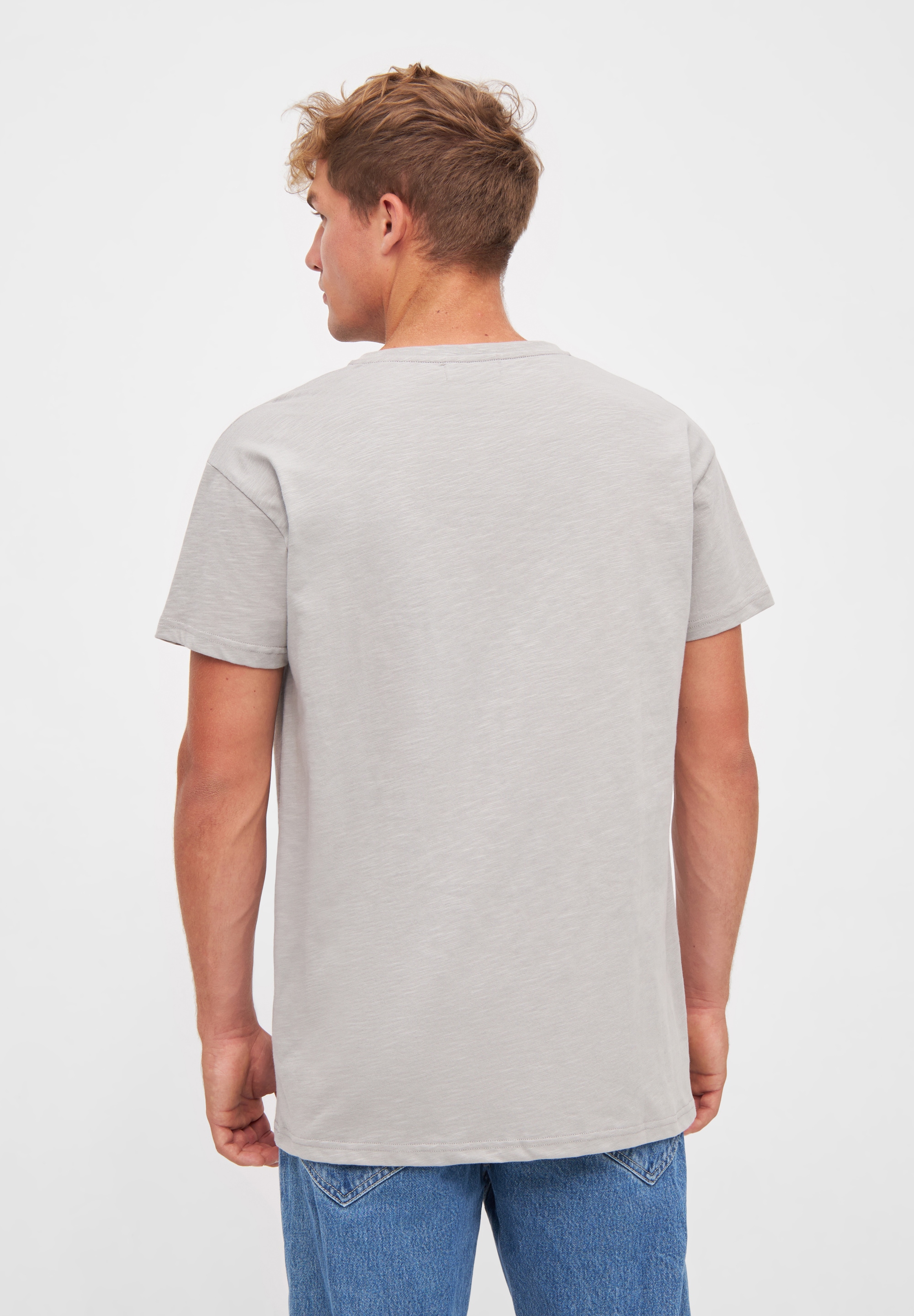 Derbe Print-Shirt »Basic Kippes«, Made in Portugal, Flamé Qualität