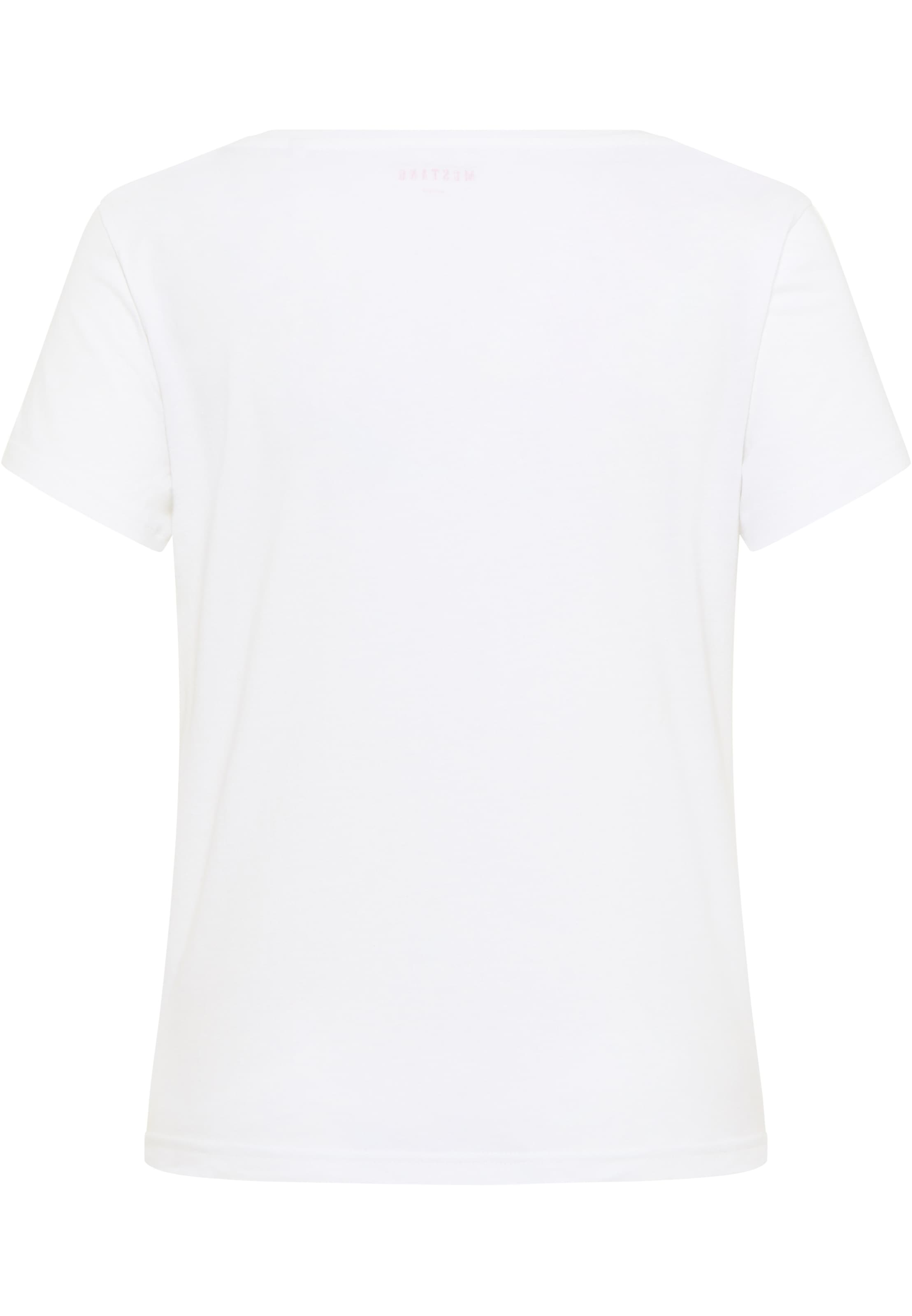 MUSTANG Rundhalsshirt »ALMA«, mit Logo Print
