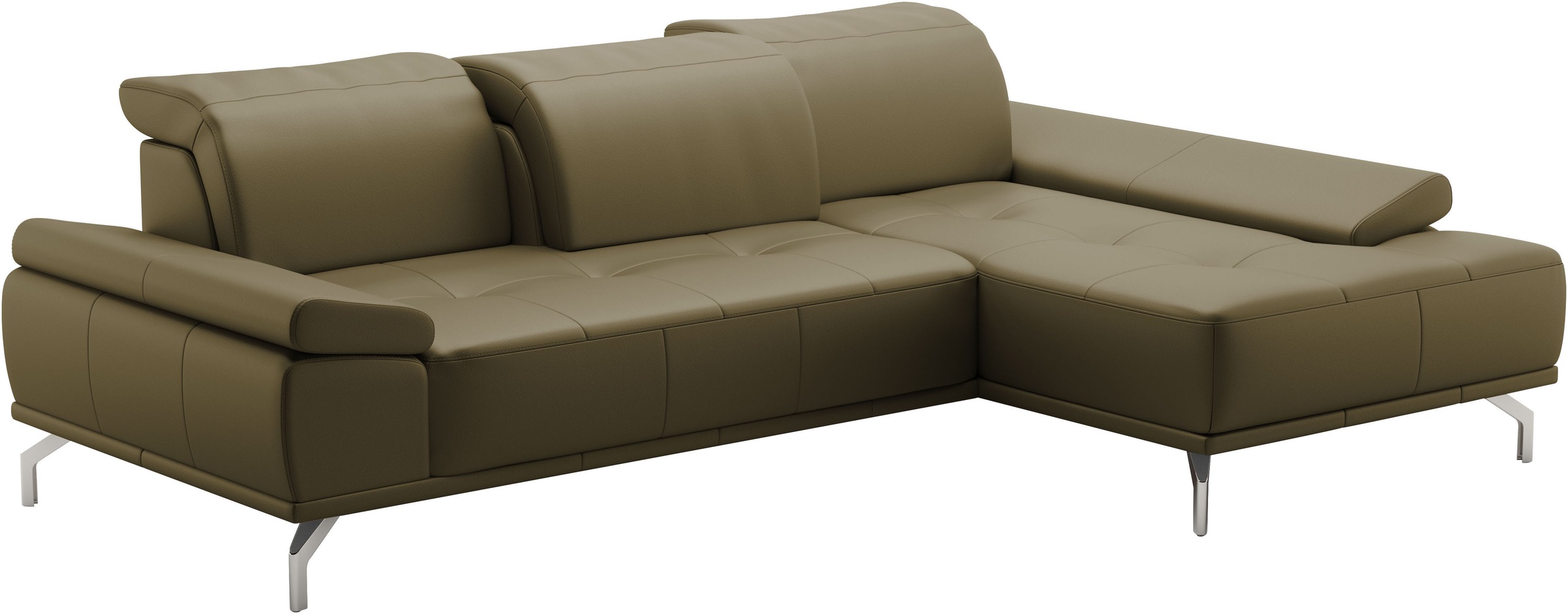 Places of Style Ecksofa »Caluna«, Inkl.Sitztiefenverstellung