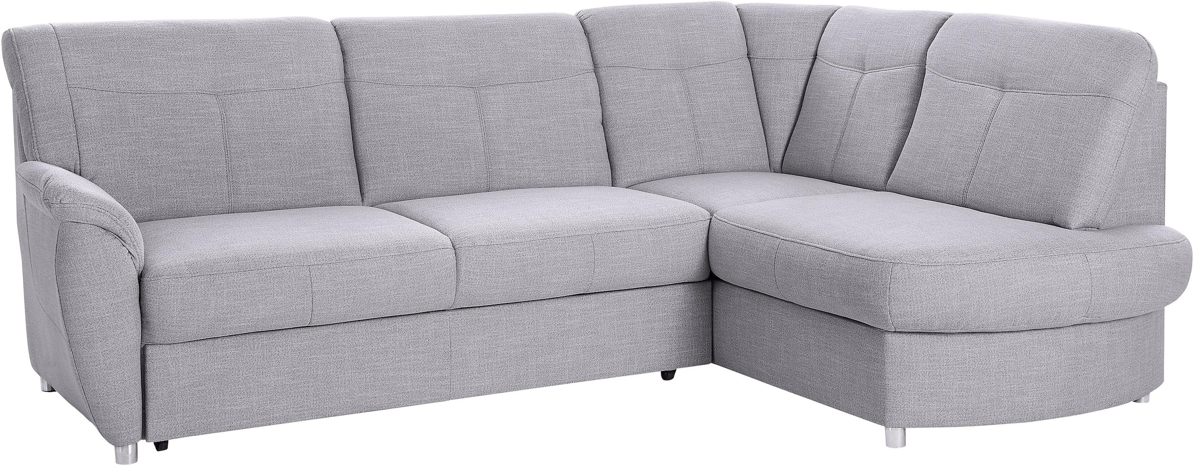 sit&more Ecksofa »Sonoma L-Form«, wahlweise mit Bettfunktion und Bettkasten