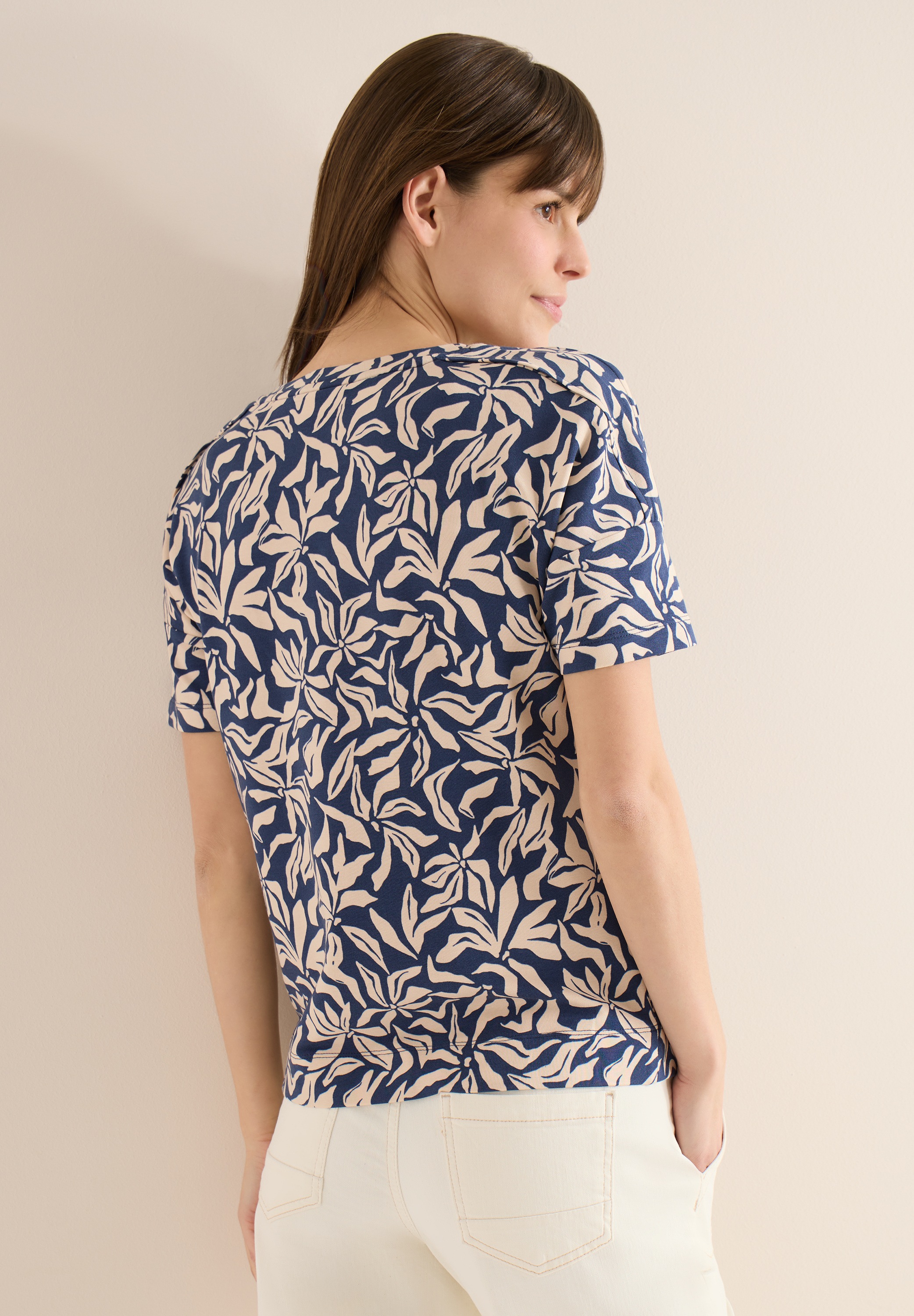 Cecil Print-Shirt mit Blumenmuster günstig online kaufen