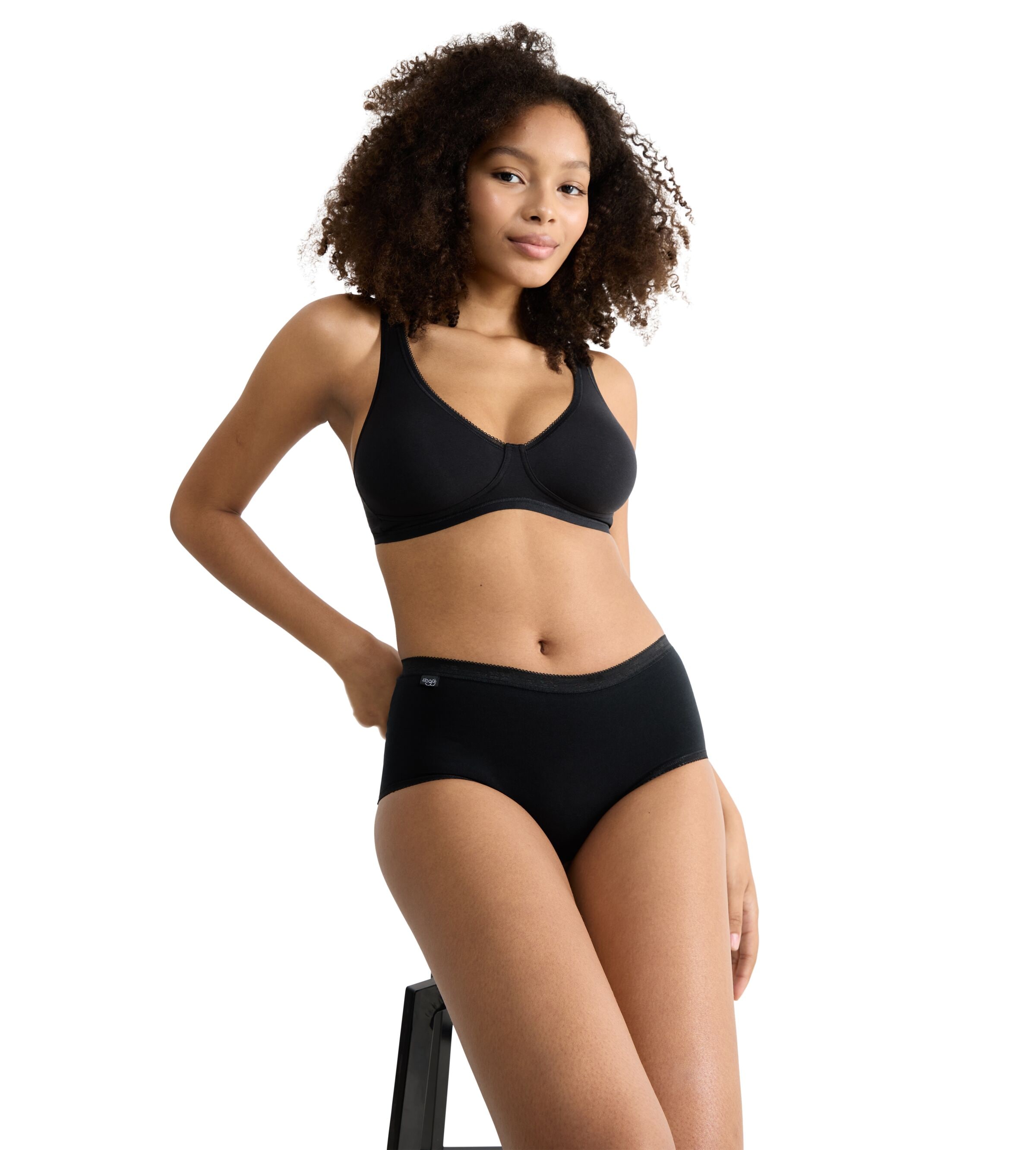 sloggi Slip »Basic+ Midi C3P«, (3er Pack), perfekter Sitz