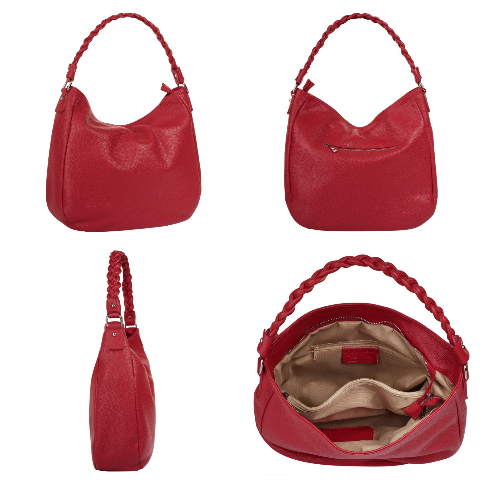 Samantha Look Henkeltasche, echt Leder, Made in Italy günstig online kaufen