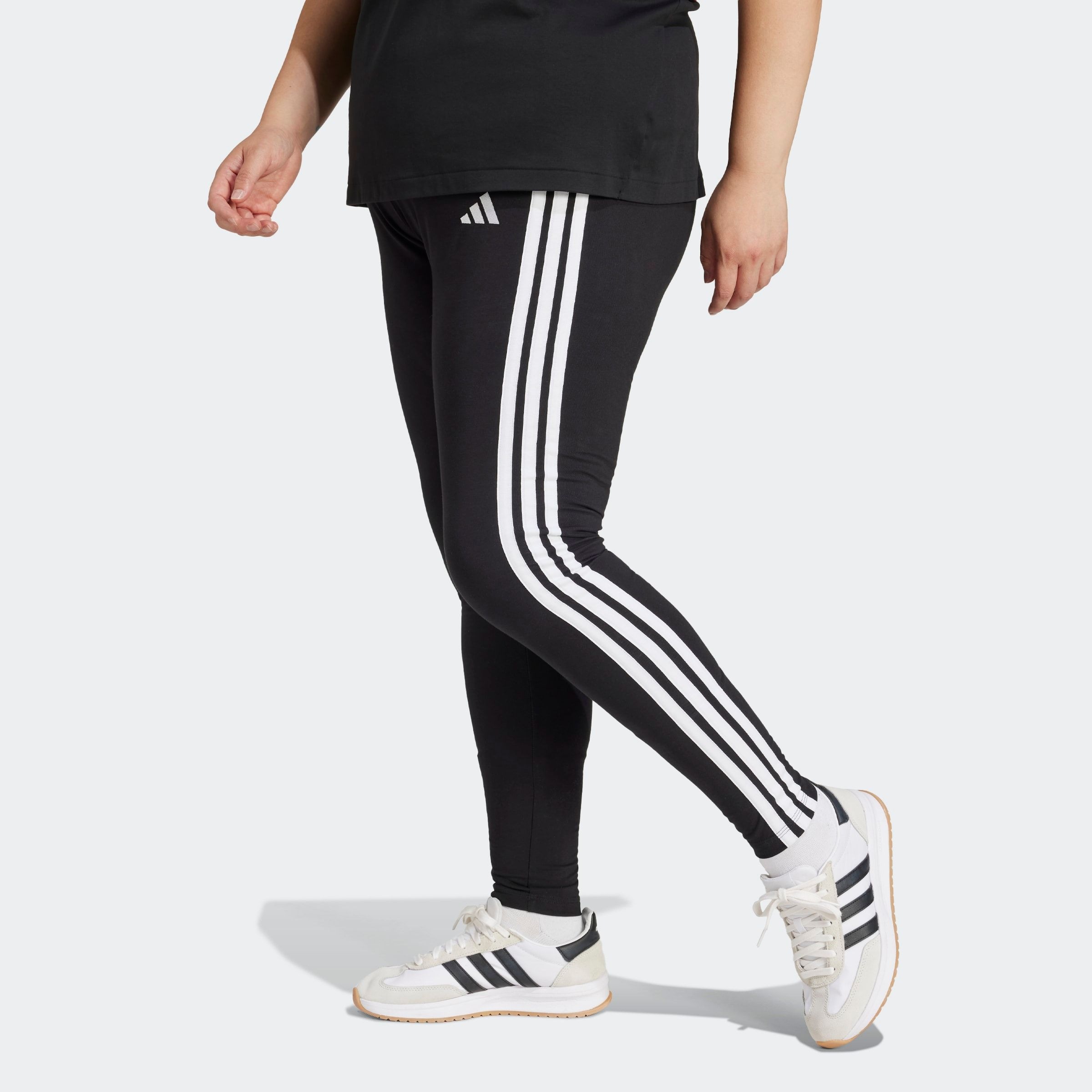 adidas Sportswear Leggings "ESSENTIALS 3-STREIFEN COTTON – GROSSE GRÖSSEN" günstig online kaufen
