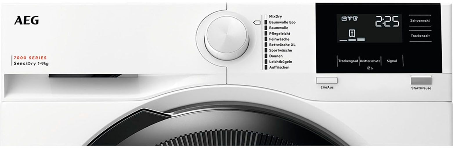 AEG Wärmepumpentrockner "TR7T60690" ProSense Mengenautomatik - Spart Zeit u günstig online kaufen