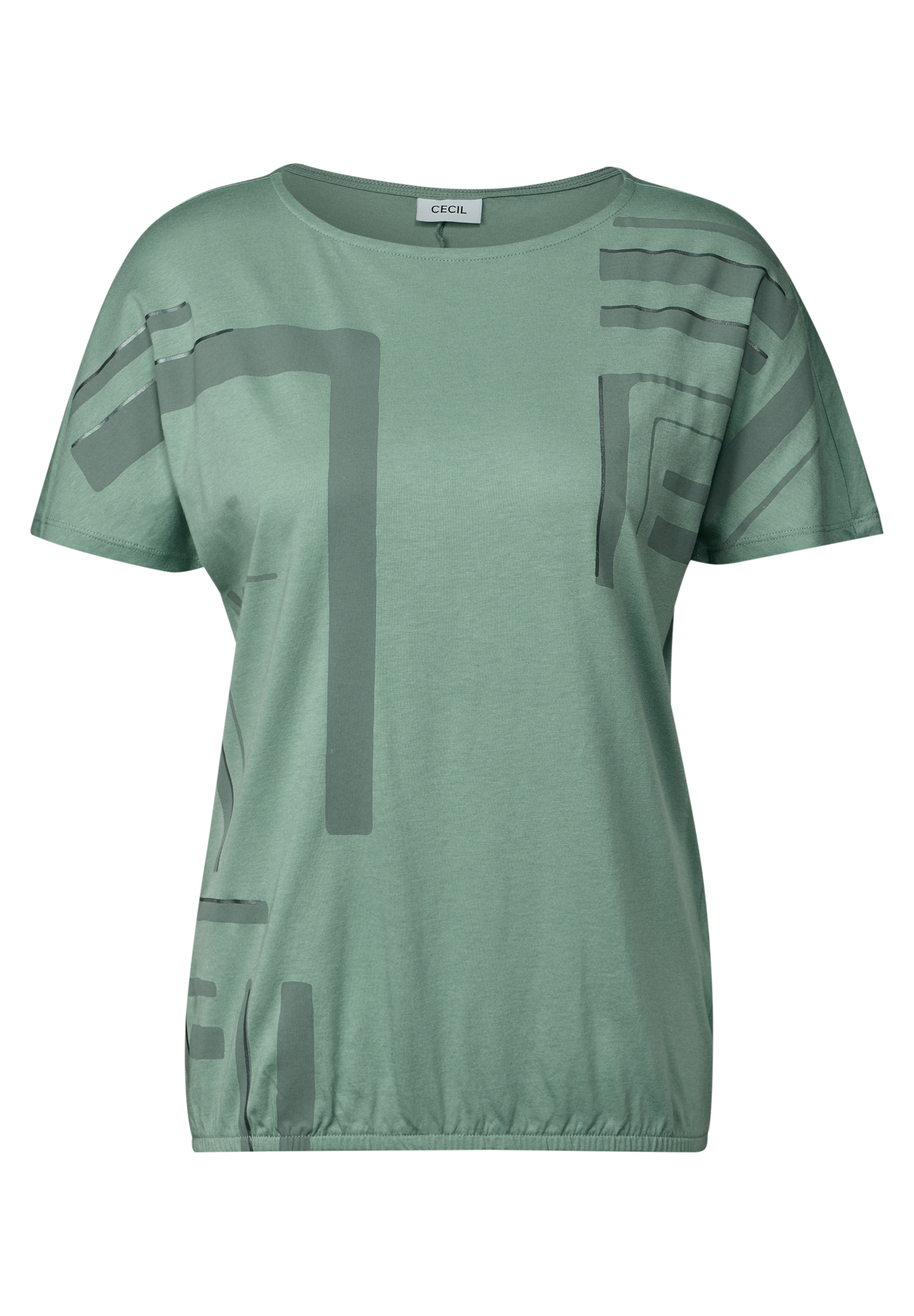 Cecil T-Shirt, mit U-Boot-Ausschnitt