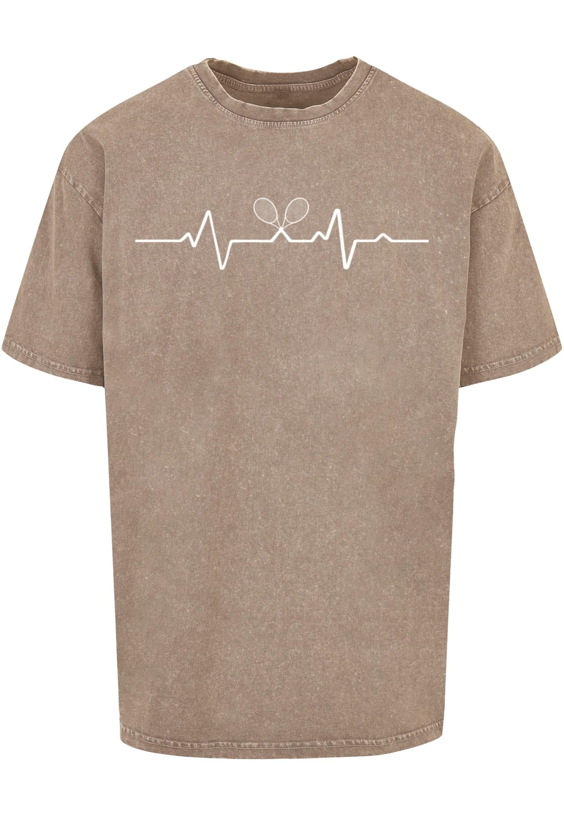 Merchcode T-Shirt "Merchcode Herren Tennis Beats Acid Washed Oversized Tee" günstig online kaufen