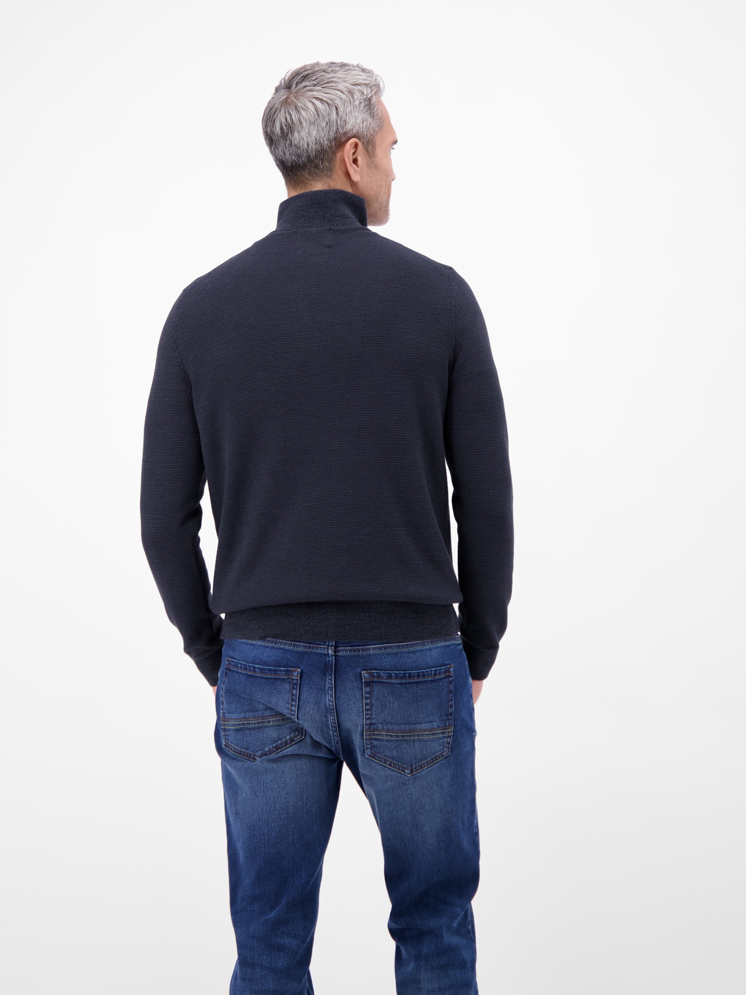 LERROS Strickpullover "Herren Stricktroyer in Twist-Struktur" günstig online kaufen