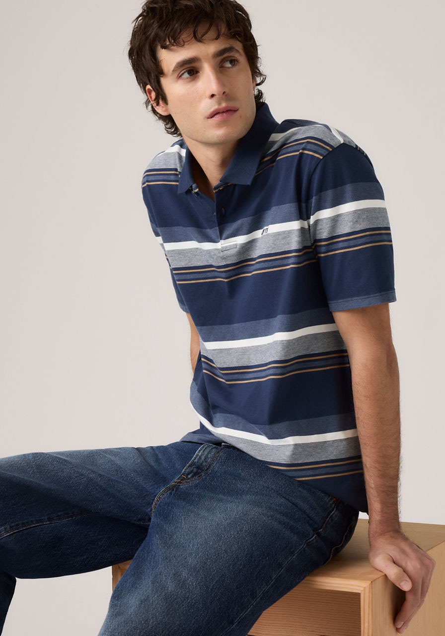 Levi's® Poloshirt »AUTHENTIC POLO« Gestickte Levi's® Applikation