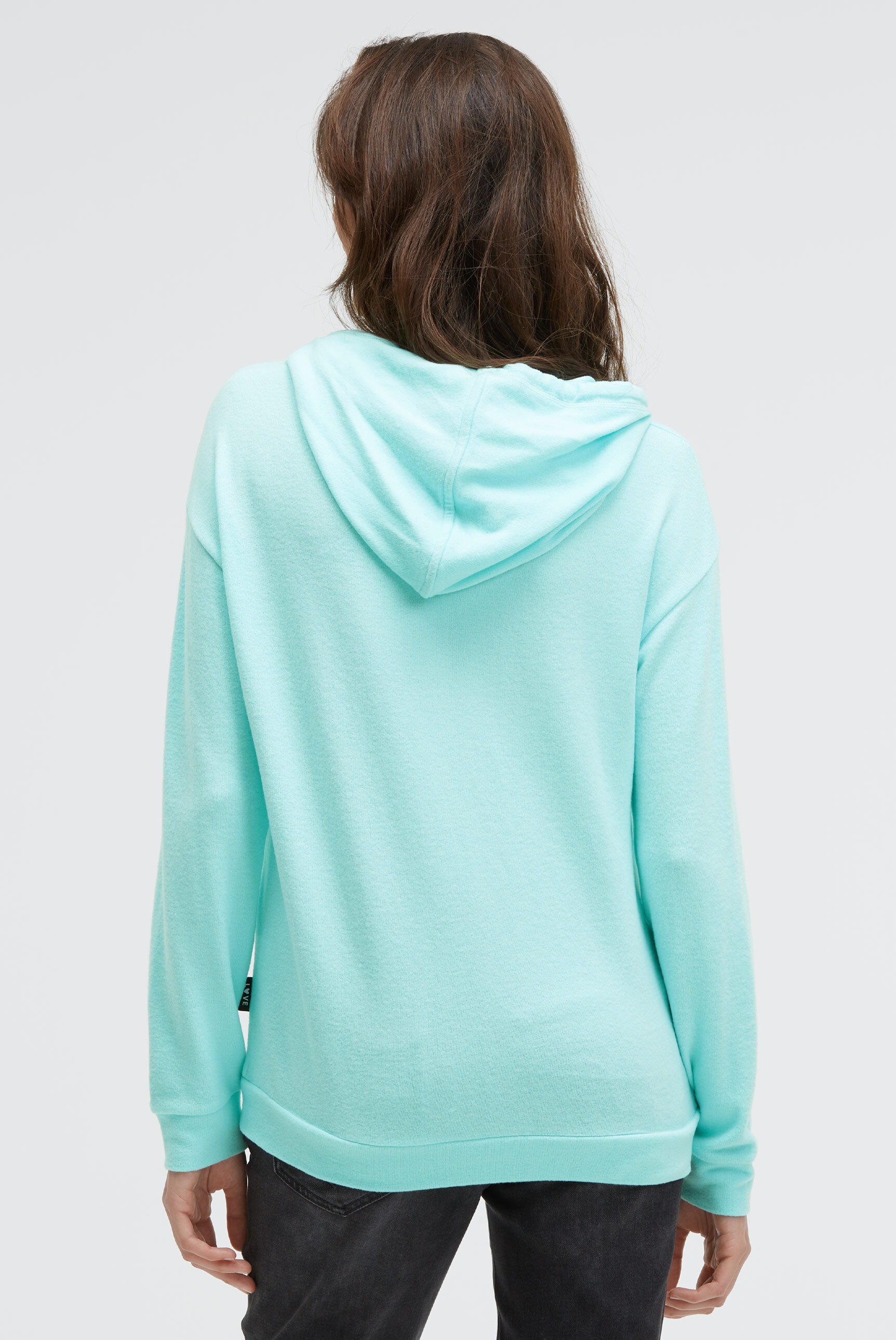 SOCCX Kapuzenpullover aus Flauschstrick