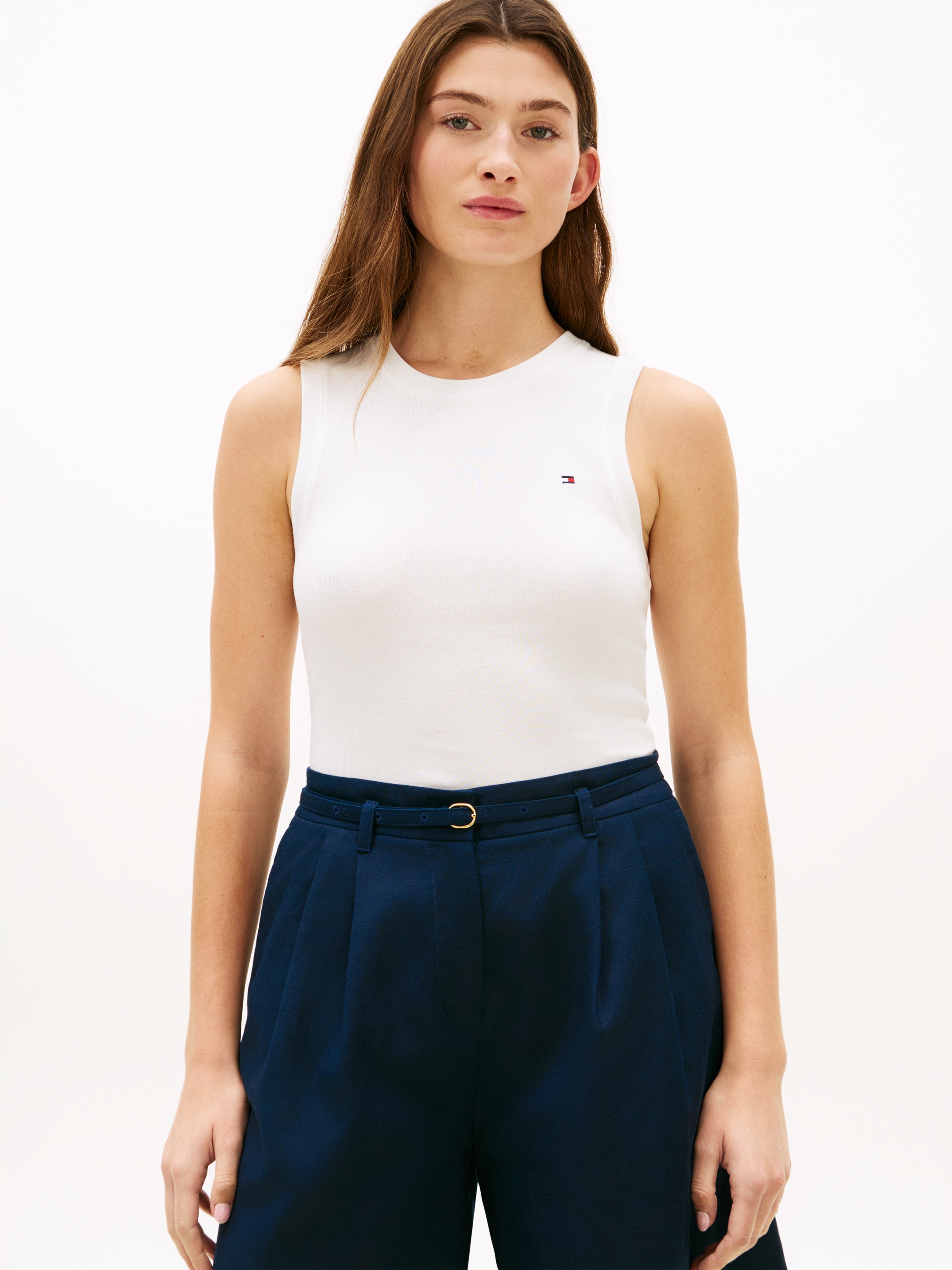 Tommy Hilfiger Funktionstop »SLIM CODY C-NK TANK TOP« mit gerippter Textur, Rundhals