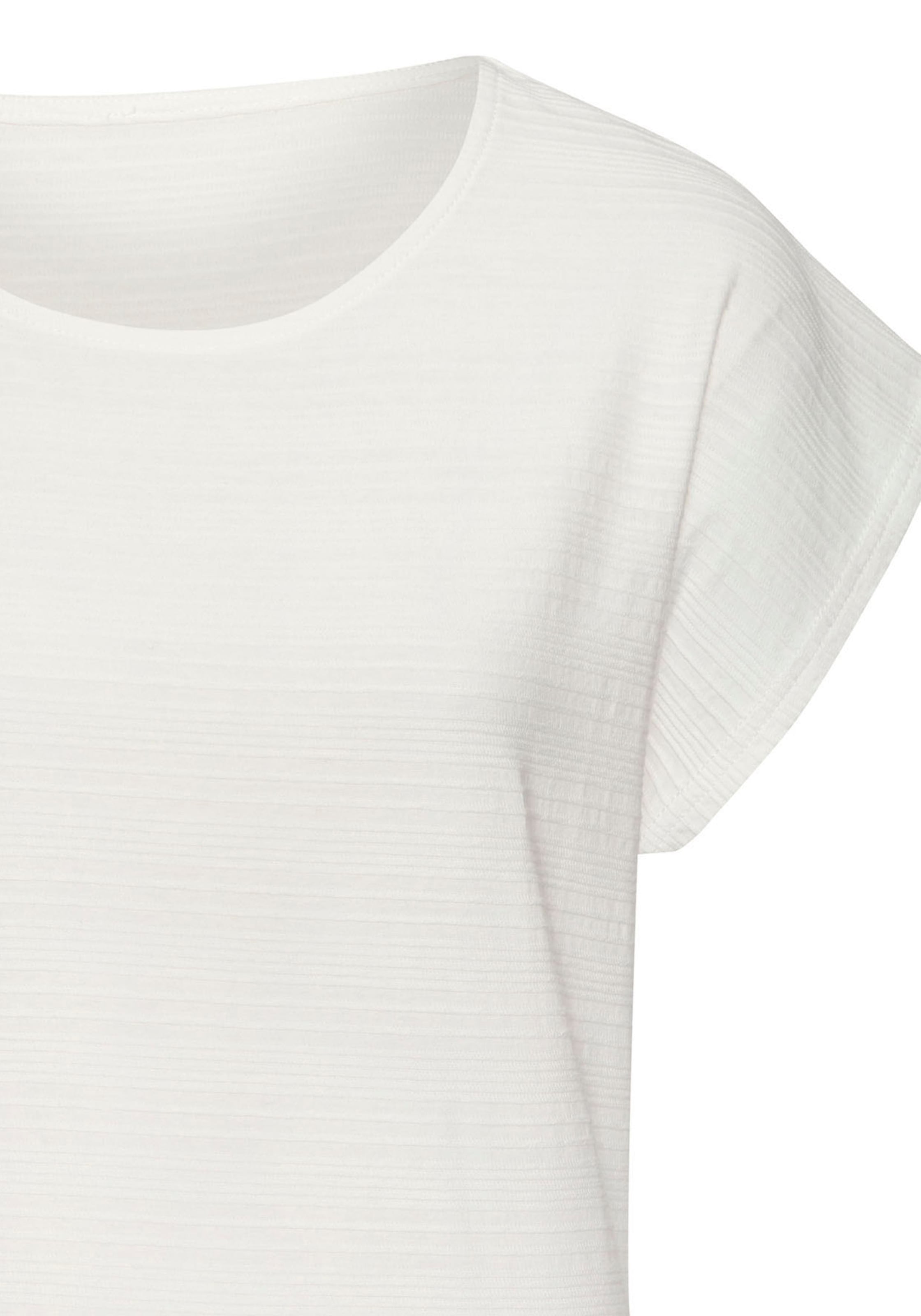 Vivance T-Shirt »mit modischer Streifenstruktur«, (Packung), aus weicher Baumwoll-Qualität
