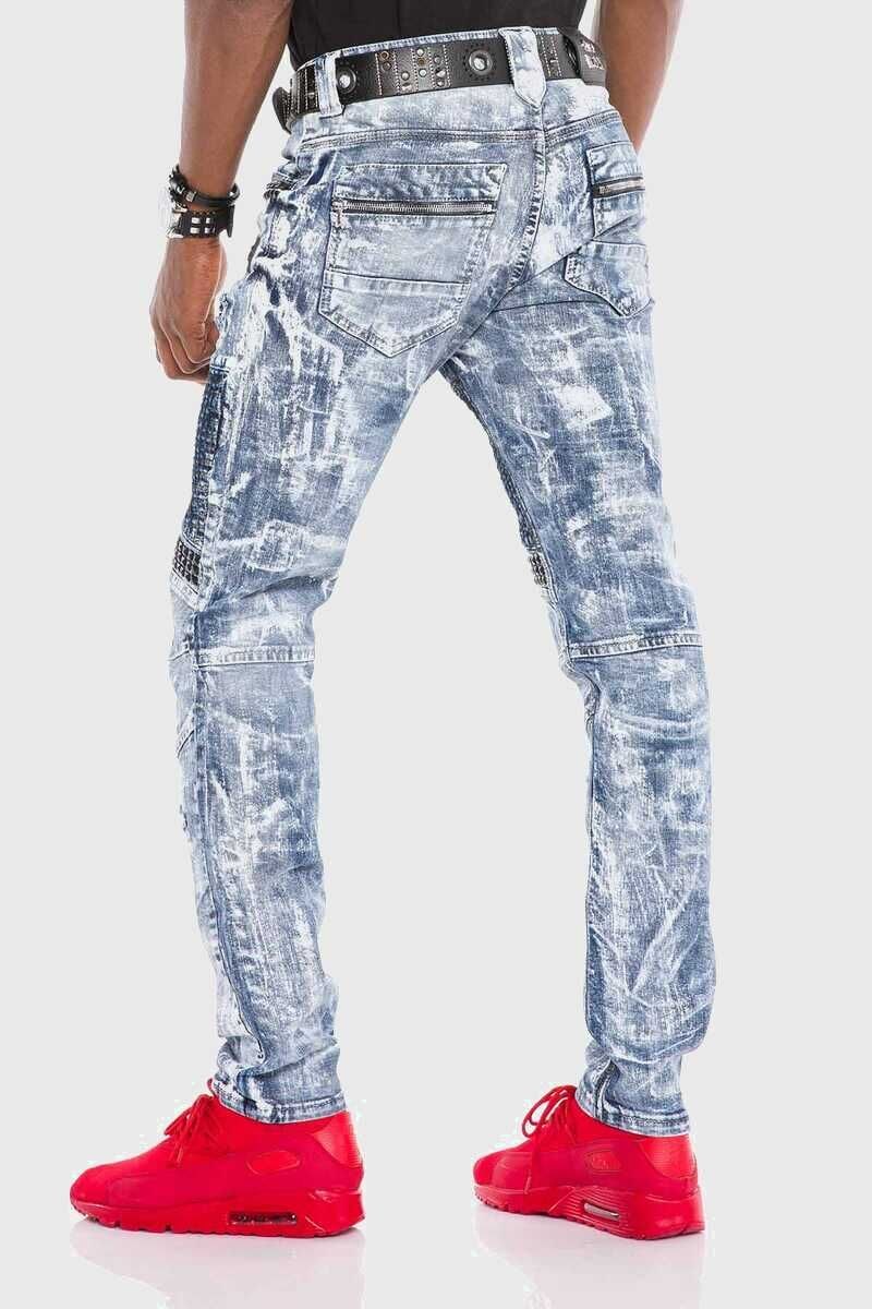 Cipo & Baxx Slim-fit-Jeans »Jeans«, mit Ziersteinen