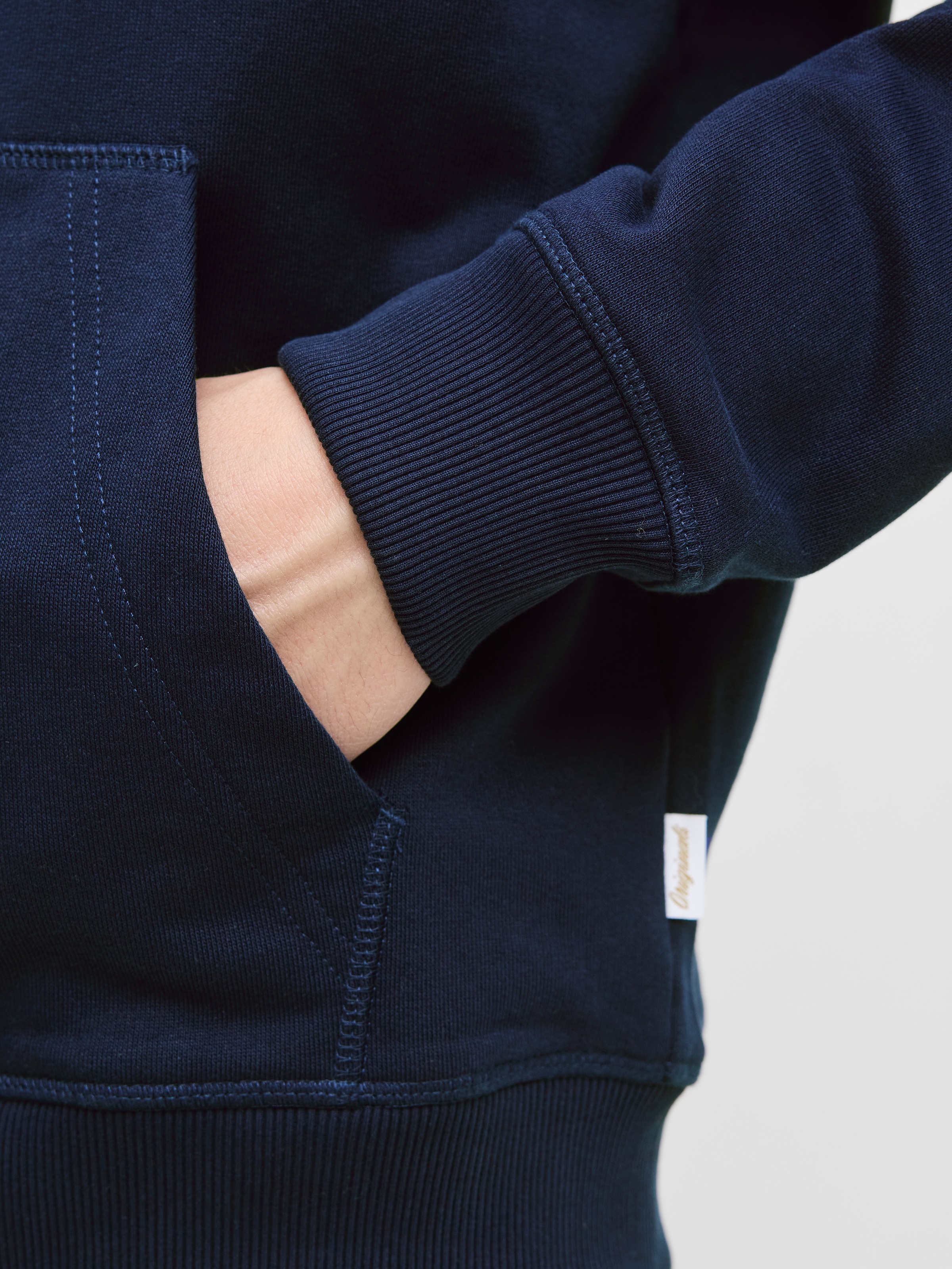 Jack & Jones Kapuzensweatshirt "JORNORREBRO EMB SWEAT ZIP HOOD NOOS" mit St günstig online kaufen