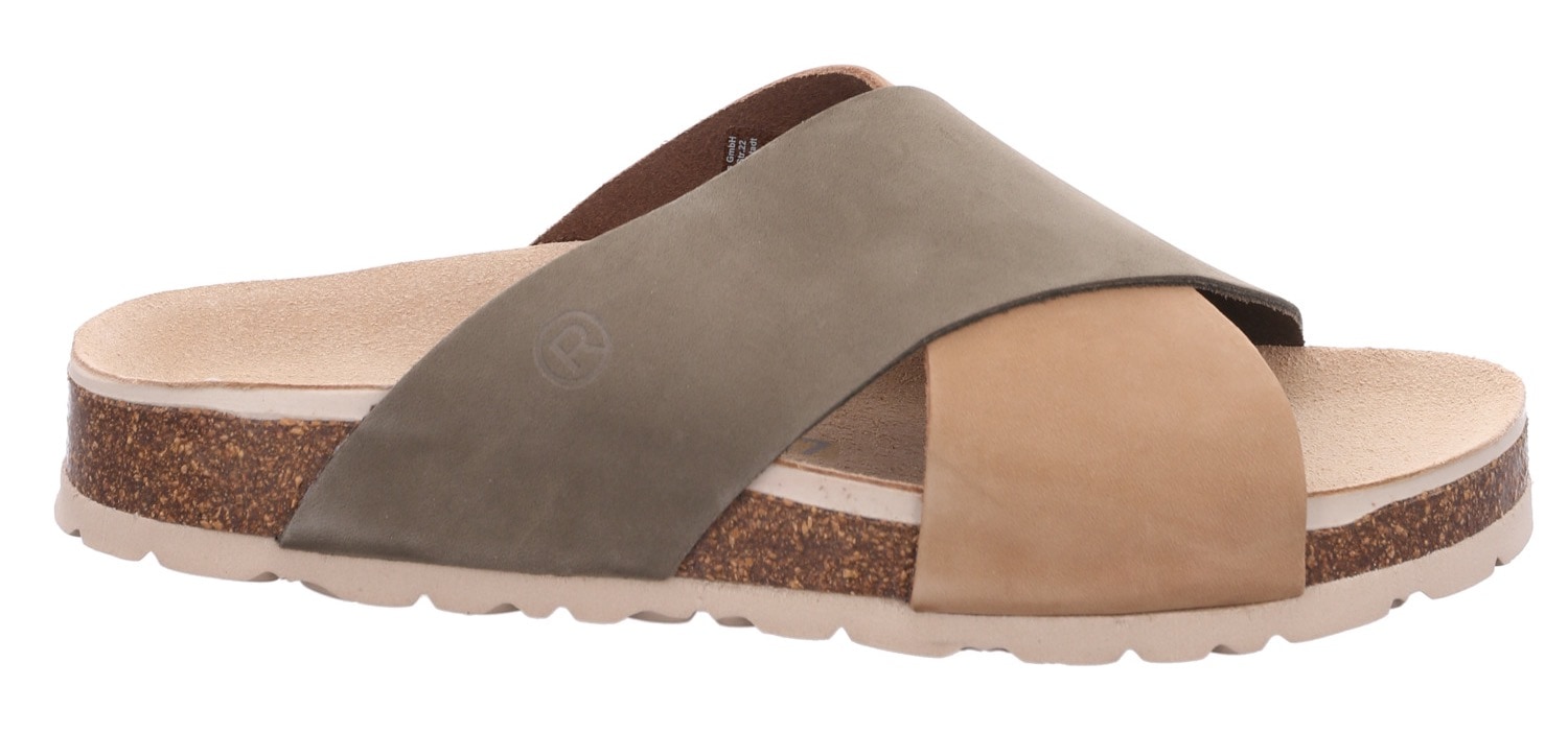 Rohde Pantolette »ELBA«, Sommerschuh, Schlappen, Strandschuh, Hausschuh mit Softfußbett