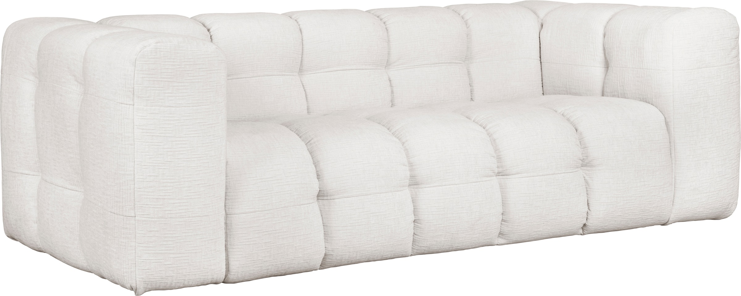 LeGer Home by Lena Gercke 3-Sitzer »TALISHA Designersofa, moderne Steppung, Maße B/T/H: 229/110/75 cm«, moderne Steppung, hoher Sitzkomfort