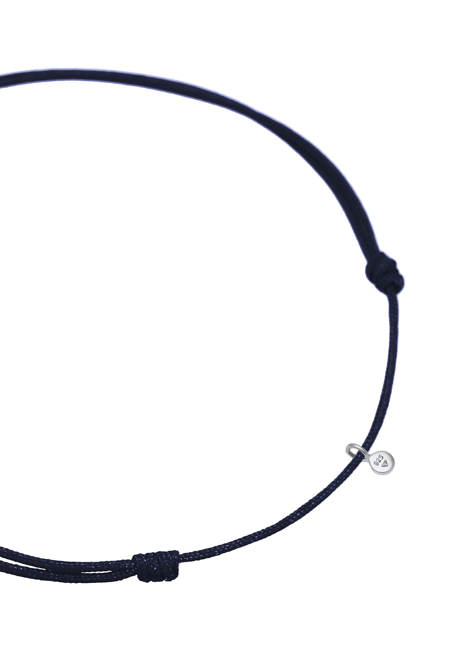 Elli Armband »Stern Astro Textilband 925 Silber«