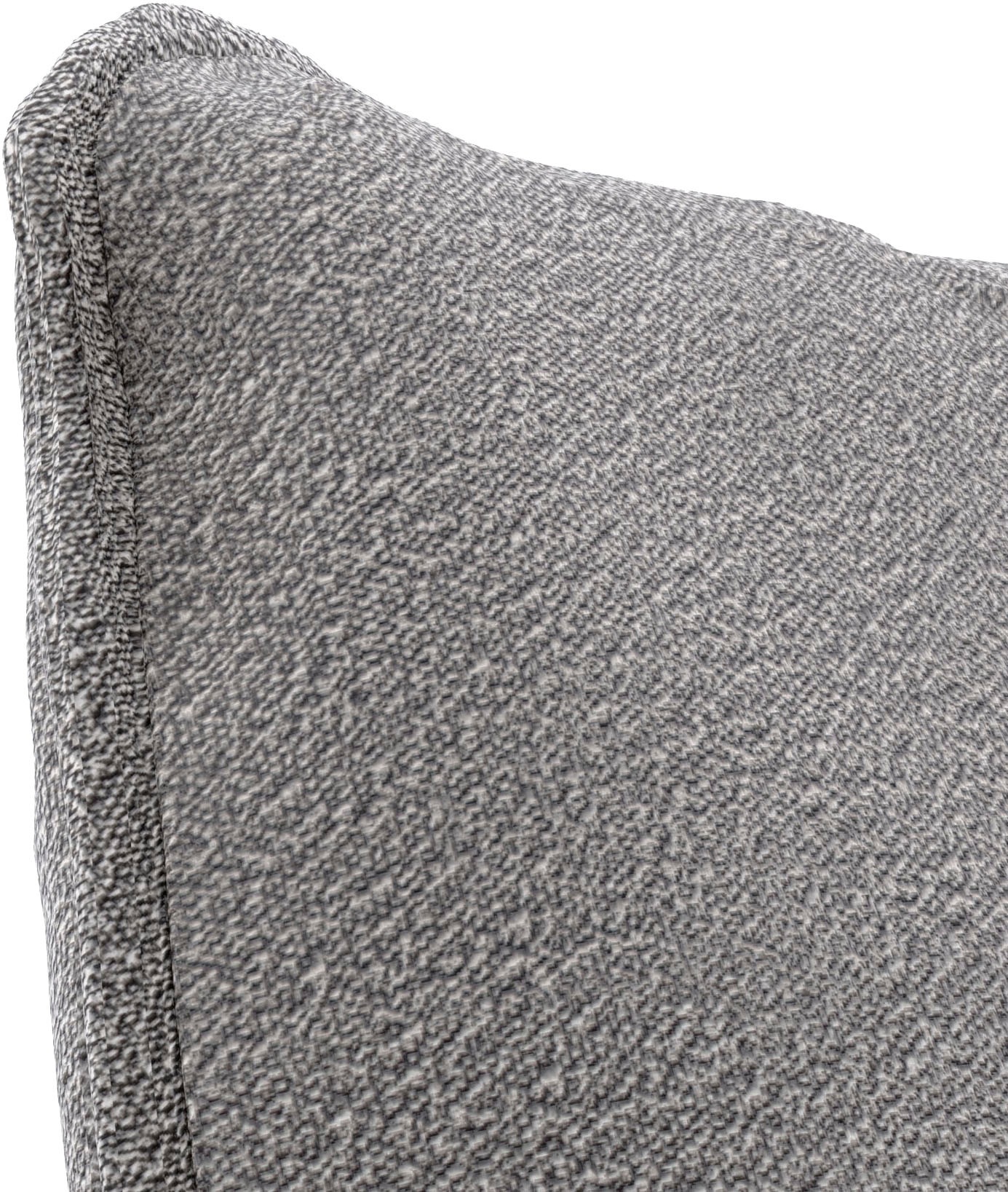TRENDMANUFAKTUR Ecksofa »Fordon II, Schlafsofa mit Bettkasten, Couch in L-Form, Breite 250 cm«, in Struktur fein LEO, haustierfreundlich, schlamm, Armlehne rechts
