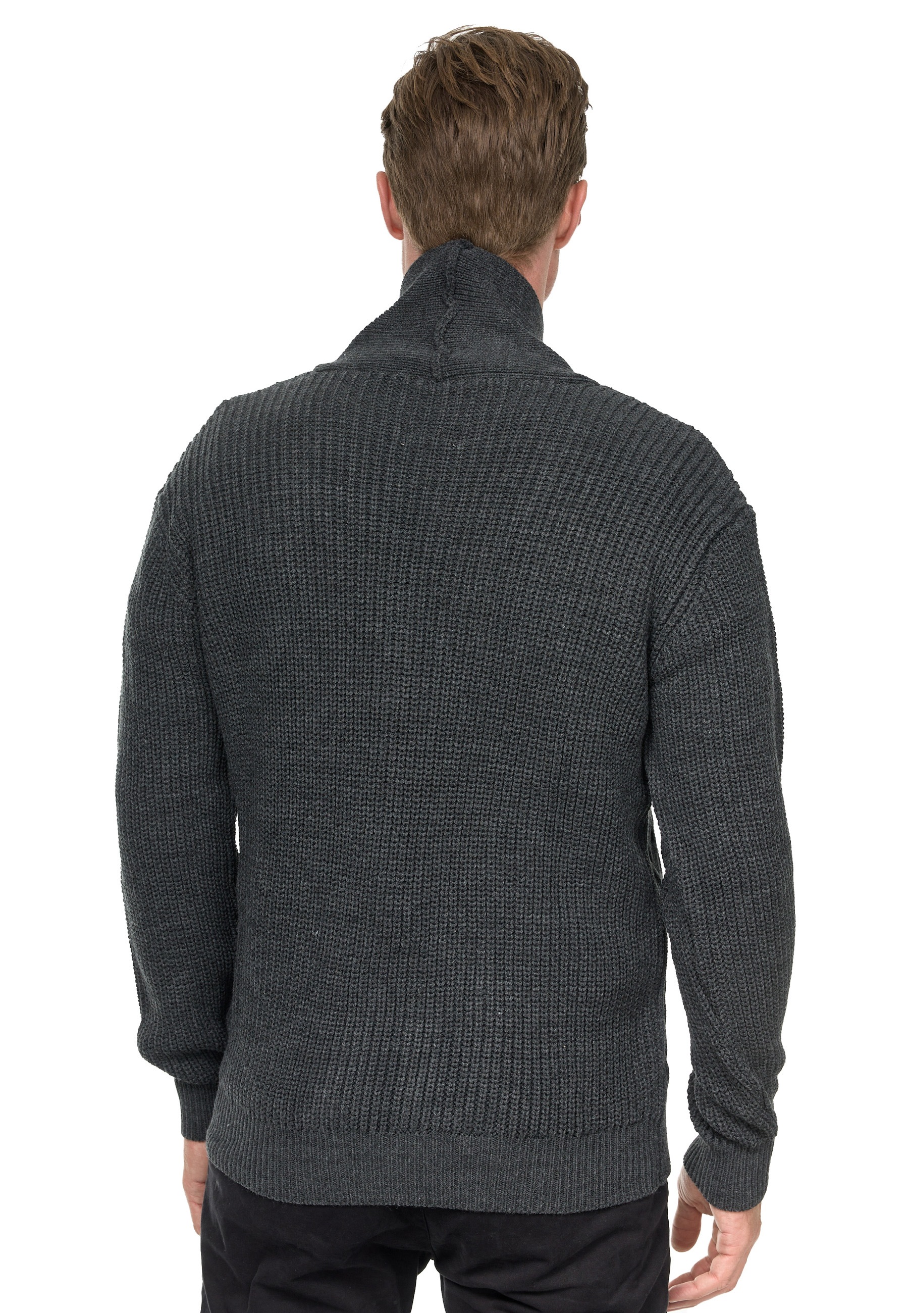 Rusty Neal Strickjacke »Rusty Neal Knitwear«, mit durchgehender Knopfleiste