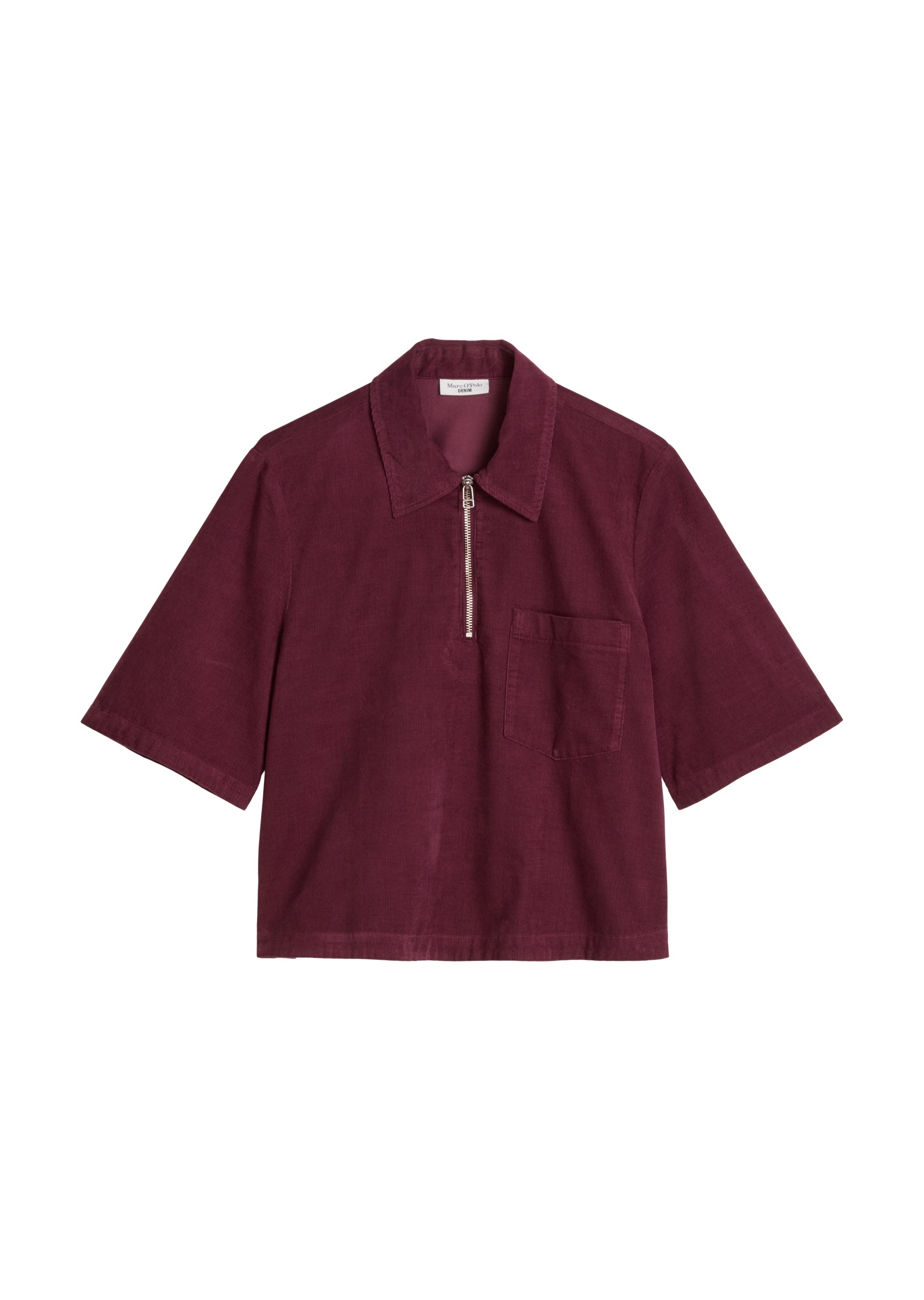 Marc O'Polo DENIM Kurzarmbluse »aus Organic Cotton«