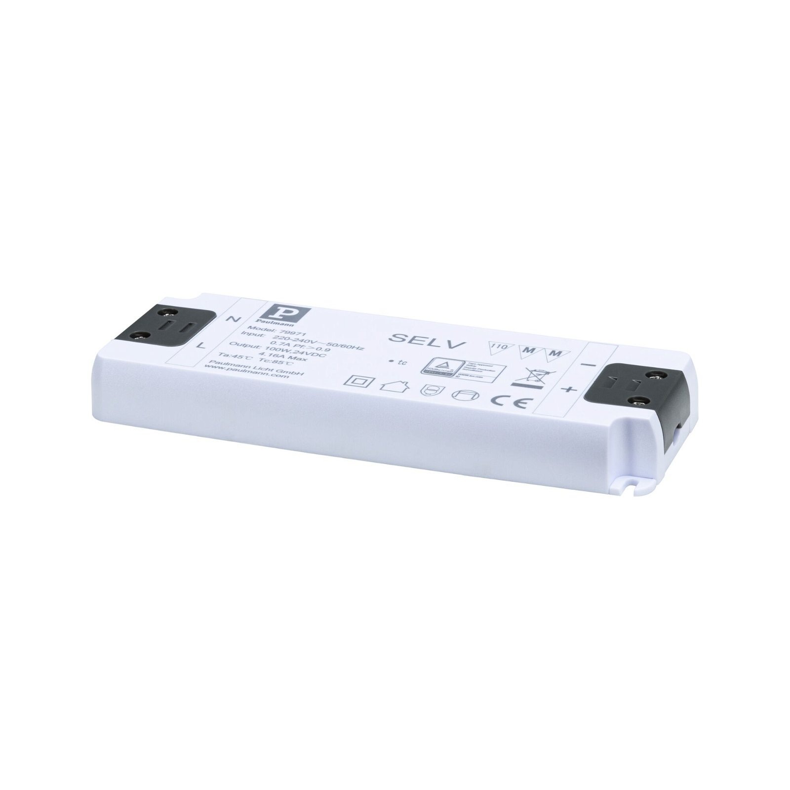 Paulmann LED-Streifen »Pro Power Supply Flat 24V DC 100VA IP20 Weiß/Kunststoff«, Zubehör