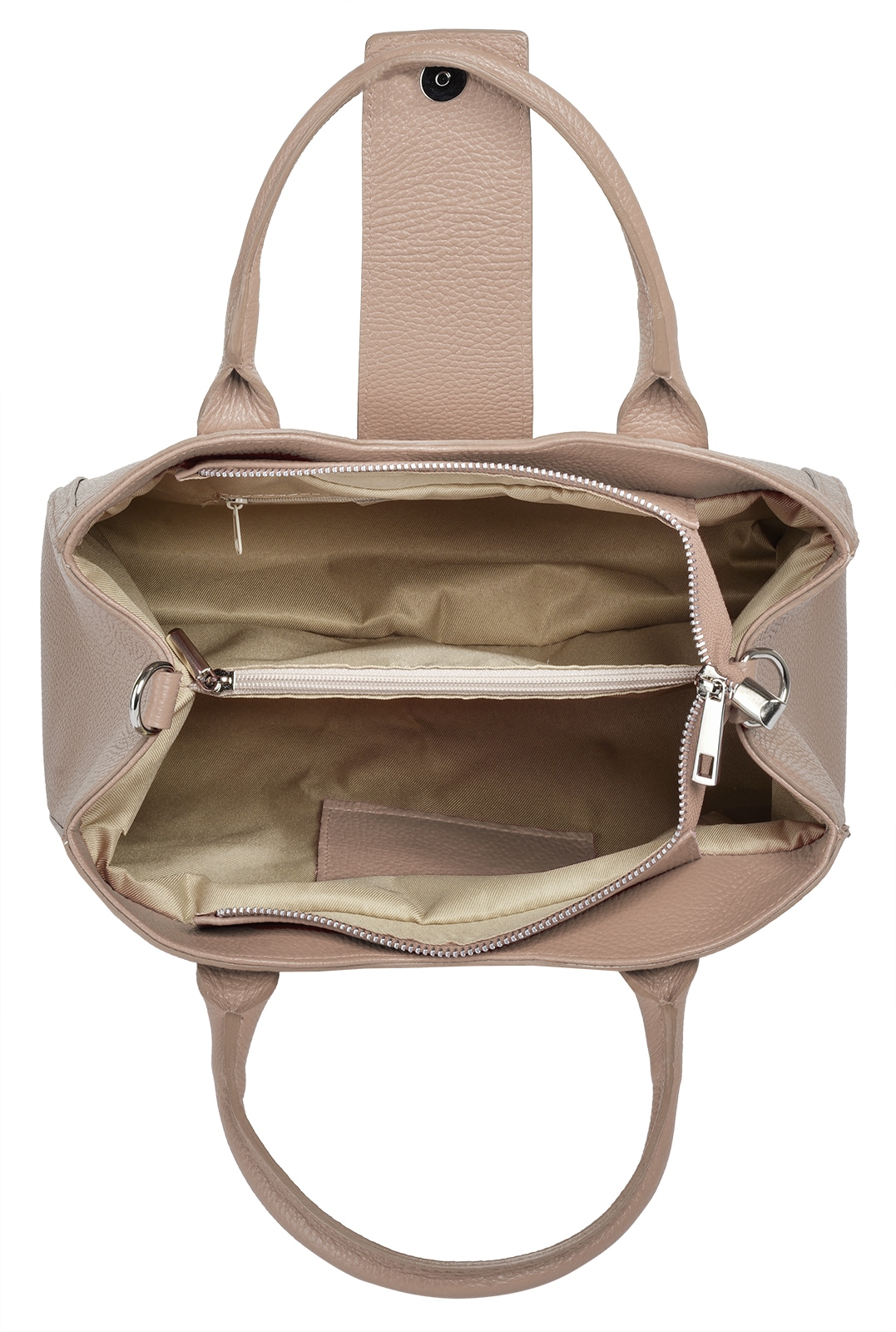 Samantha Look Henkeltasche, echt Leder, Made in Italy