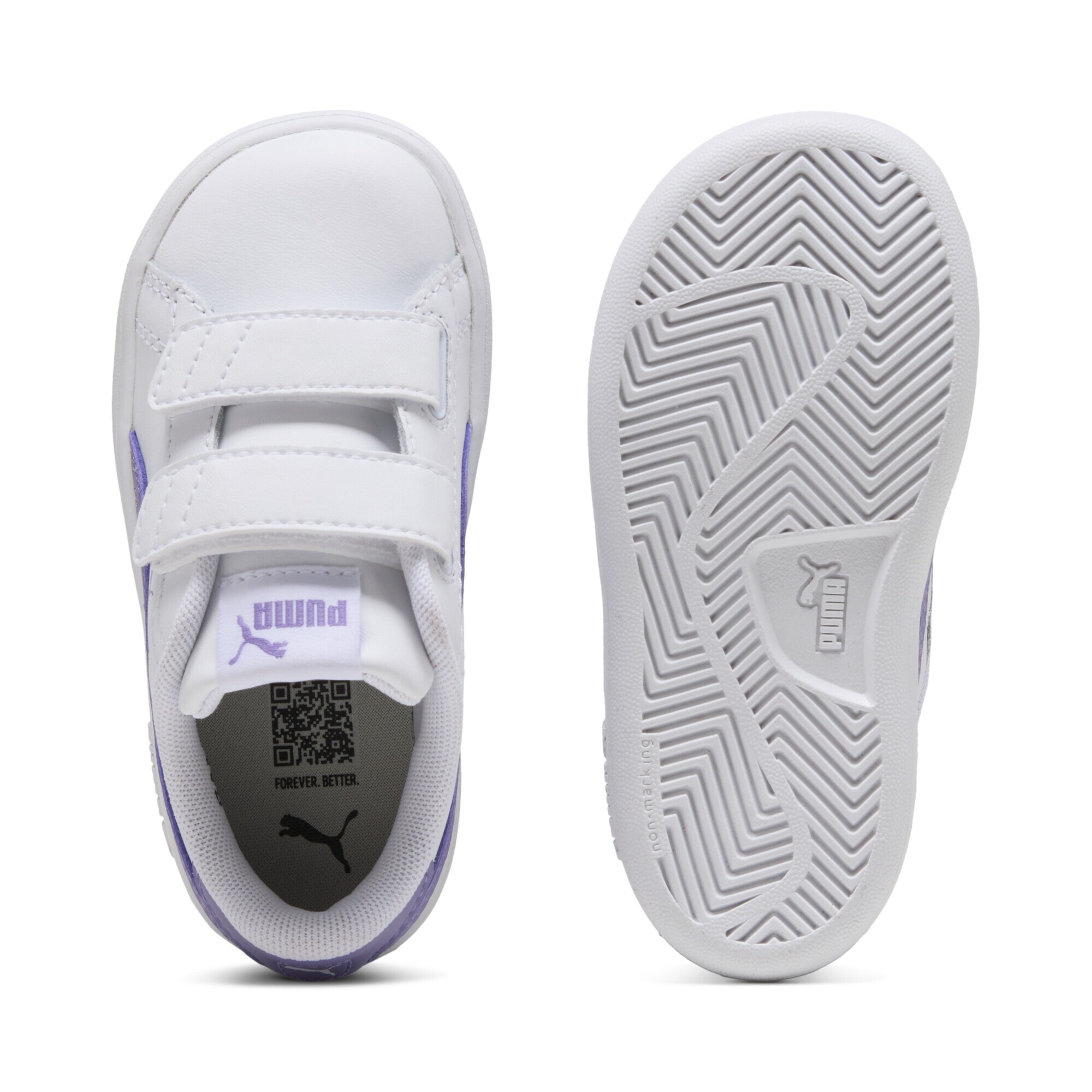 PUMA Sneaker »Smash 3.0 Leather V Sneakers Kinder«
